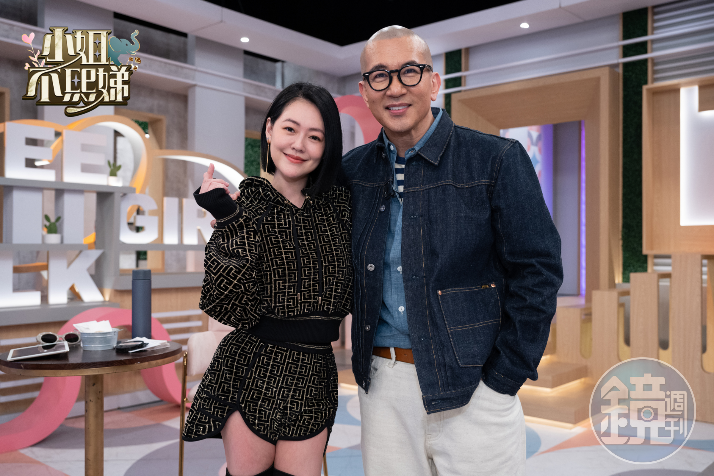具俊曄上小姨子小S的節目錄影。(東森提供)