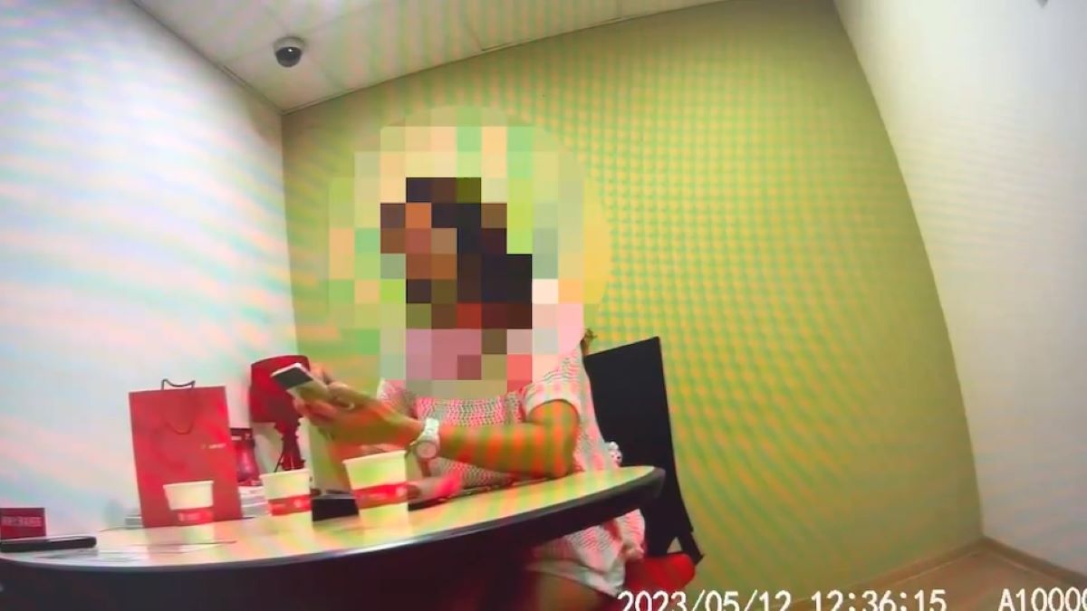 王姓婦人誤信投資詐騙，差點匯10萬美元給詐騙集團。（翻攝畫面）