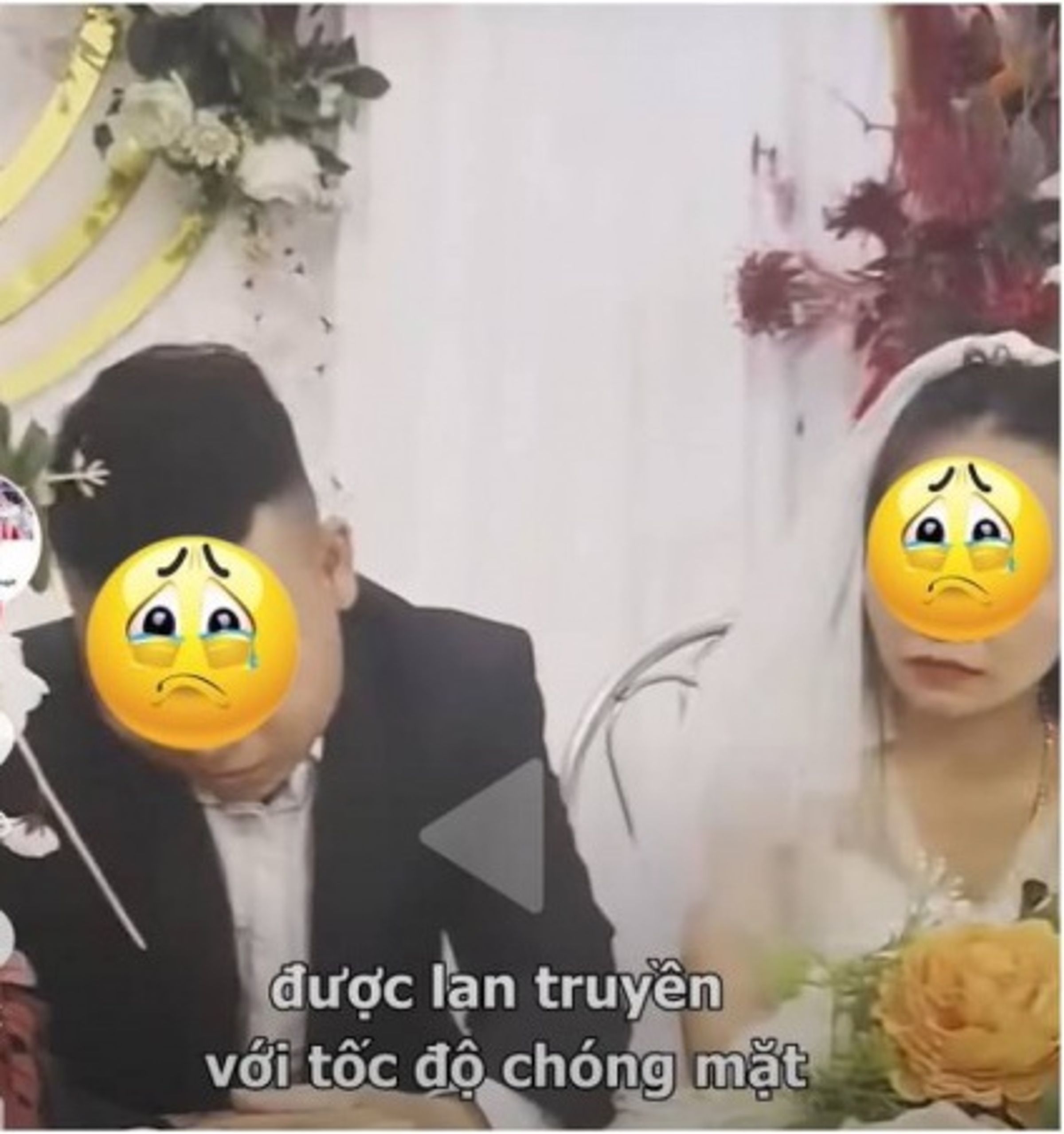 男子全程不發一語,僅低著頭並沒有對此事多做辯解。(翻攝自VGT TV - Đời Sống YouTube)