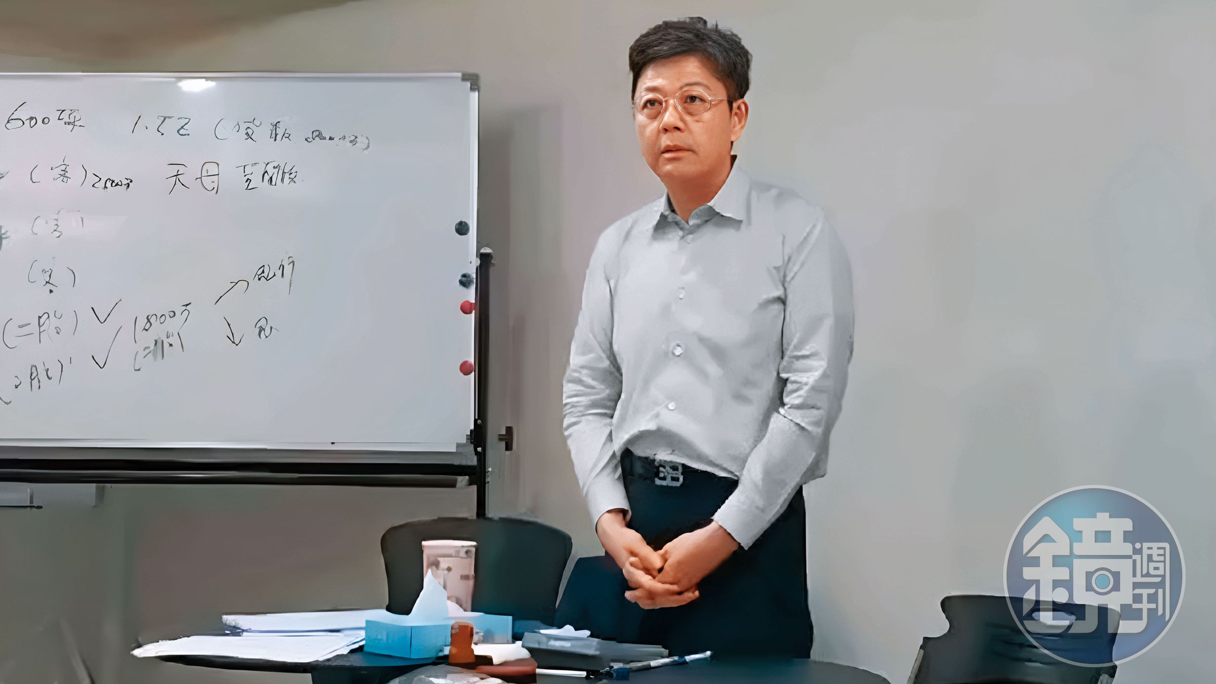 im.B總經理曾國緯4月底出面坦承，平台上95%債權造假。（翻攝畫面）