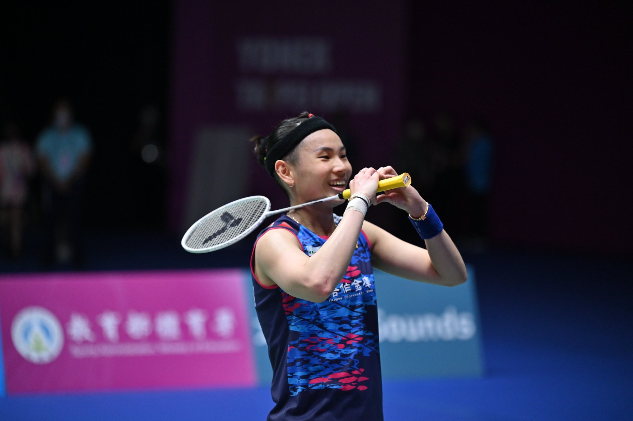 尋求賽史女單第五冠的戴資穎，首輪將會對上自家人梁庭瑜。（翻攝自臉書＠台北羽球公開賽）