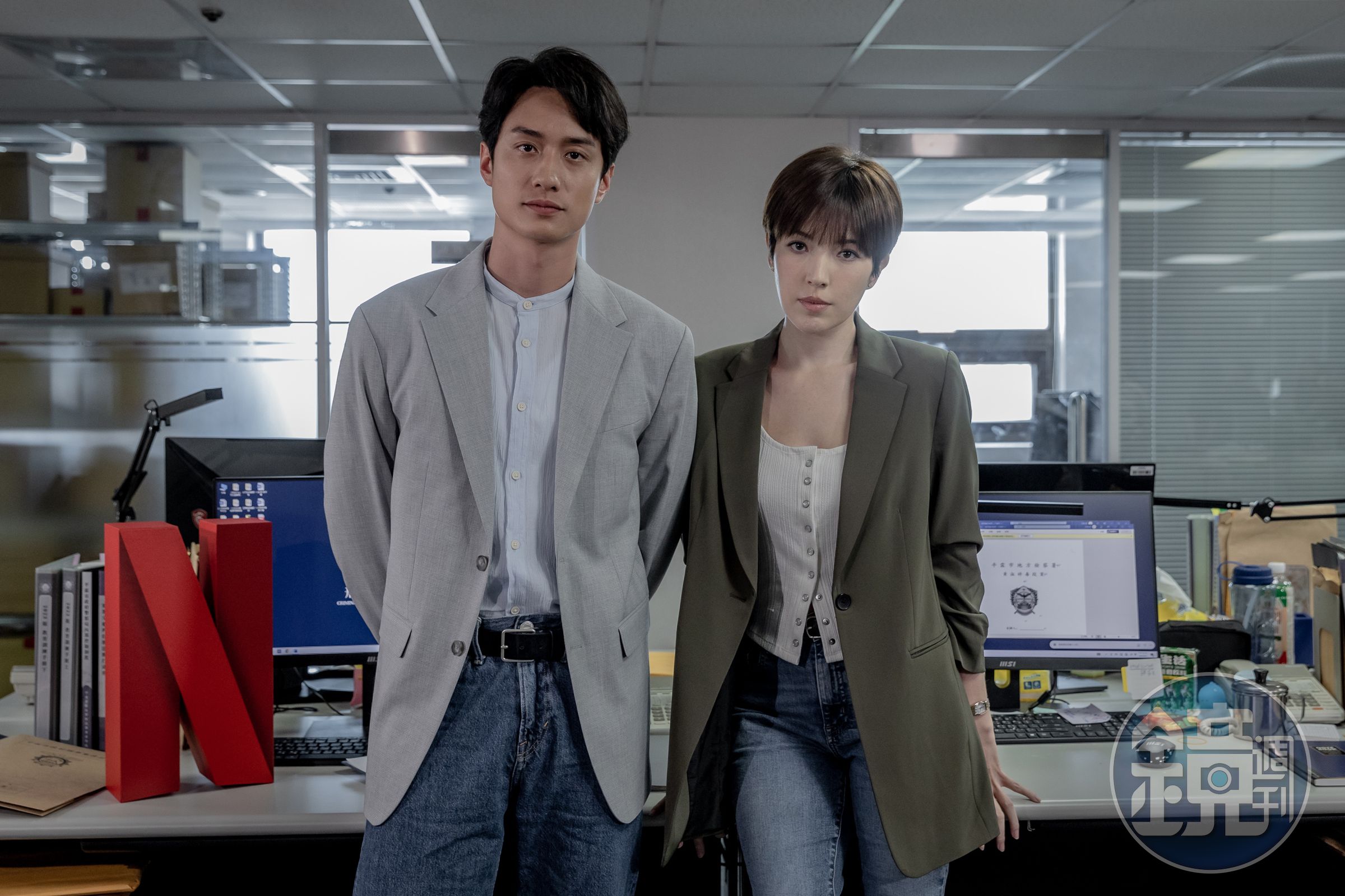 許瑋甯和劉俊謙在第二季中有許多互動。（Netflix 提供）