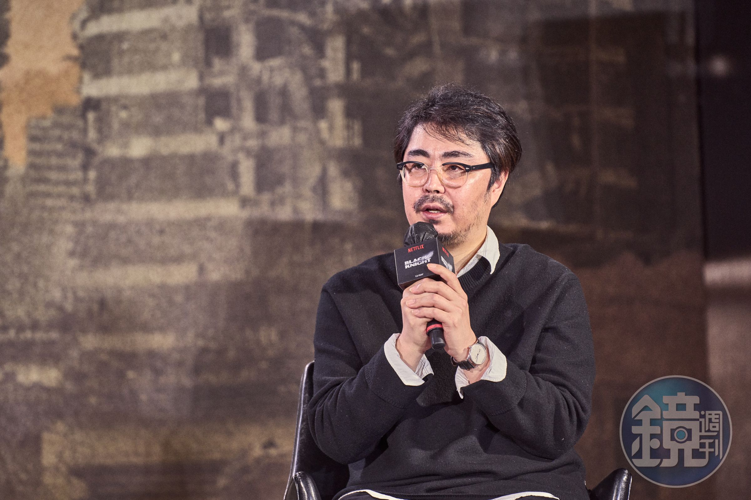 導演曹義錫首次挑戰拍攝劇集，坦言《末日騎士》無論是拍攝或後製都相當不容易。（Netflix提供）