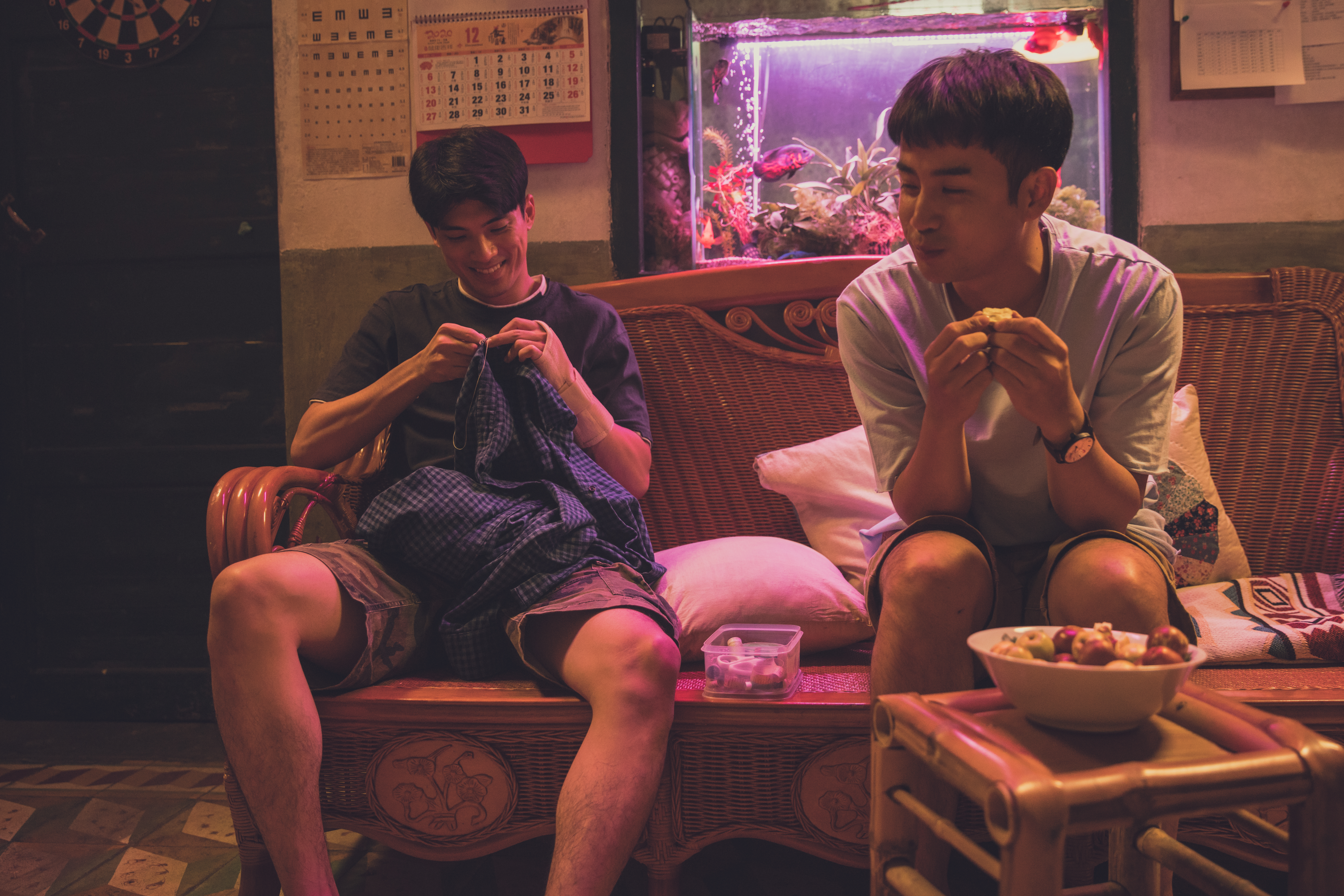 林哲熹(左)主演的《不二兄弟》,其實就是曾在台上映的馬來西亞片《光》的陸版,林哲熹的演技深獲肯定。(兩岸電影展提供)