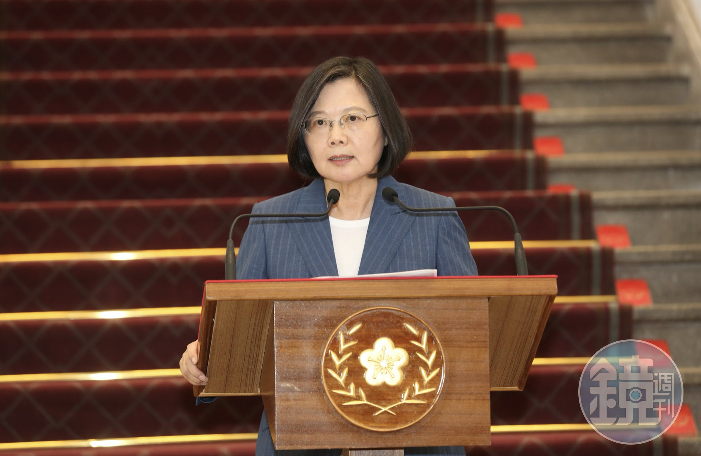 民進黨近日性騷案連環爆，民進黨前黨主席、總統蔡英文今致歉。（資料照）