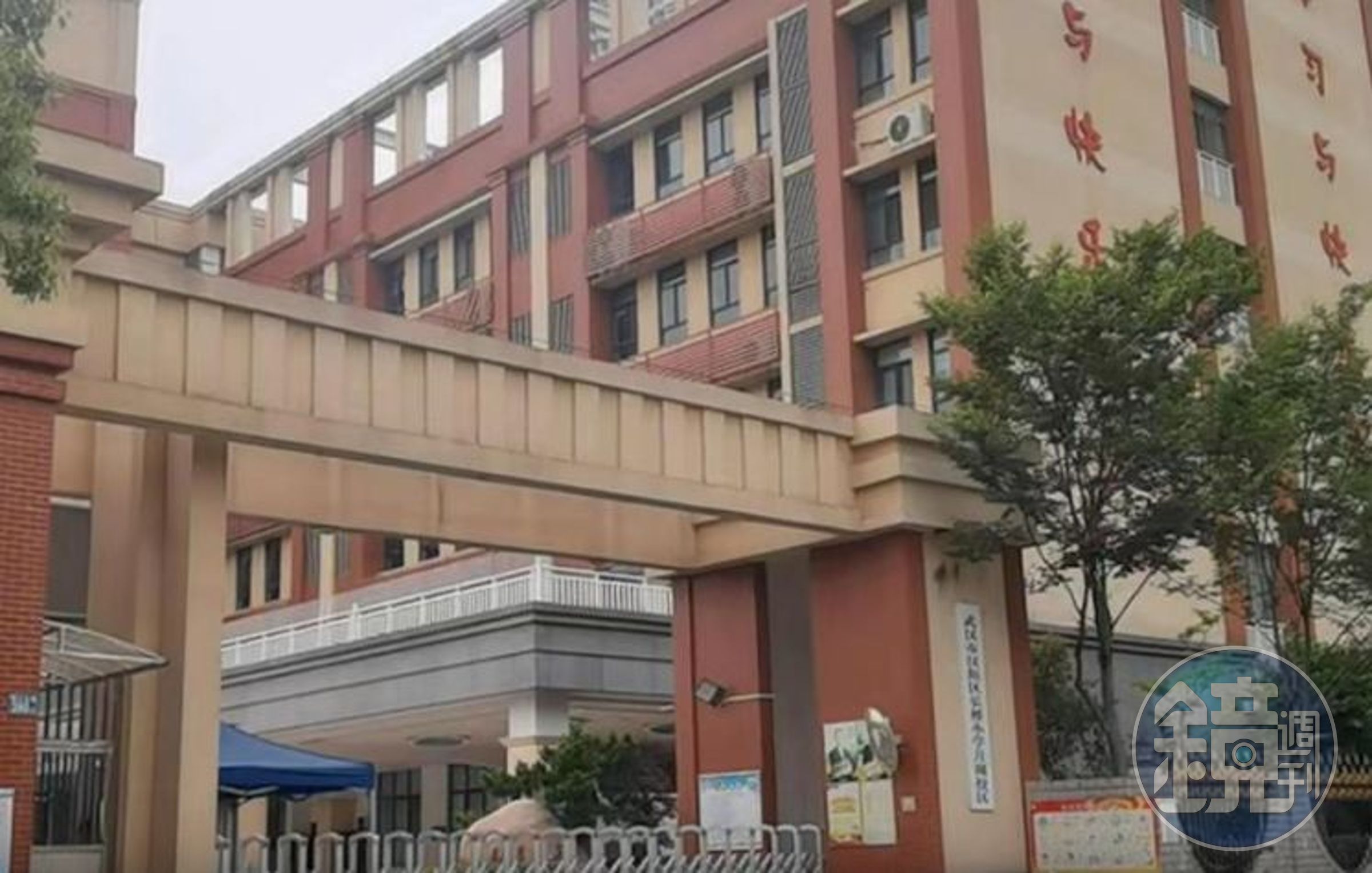 一名男童在校期間,於老師倒車時被輾撞身亡,母親在男童頭七當天也過世。(圖翻攝自微博)