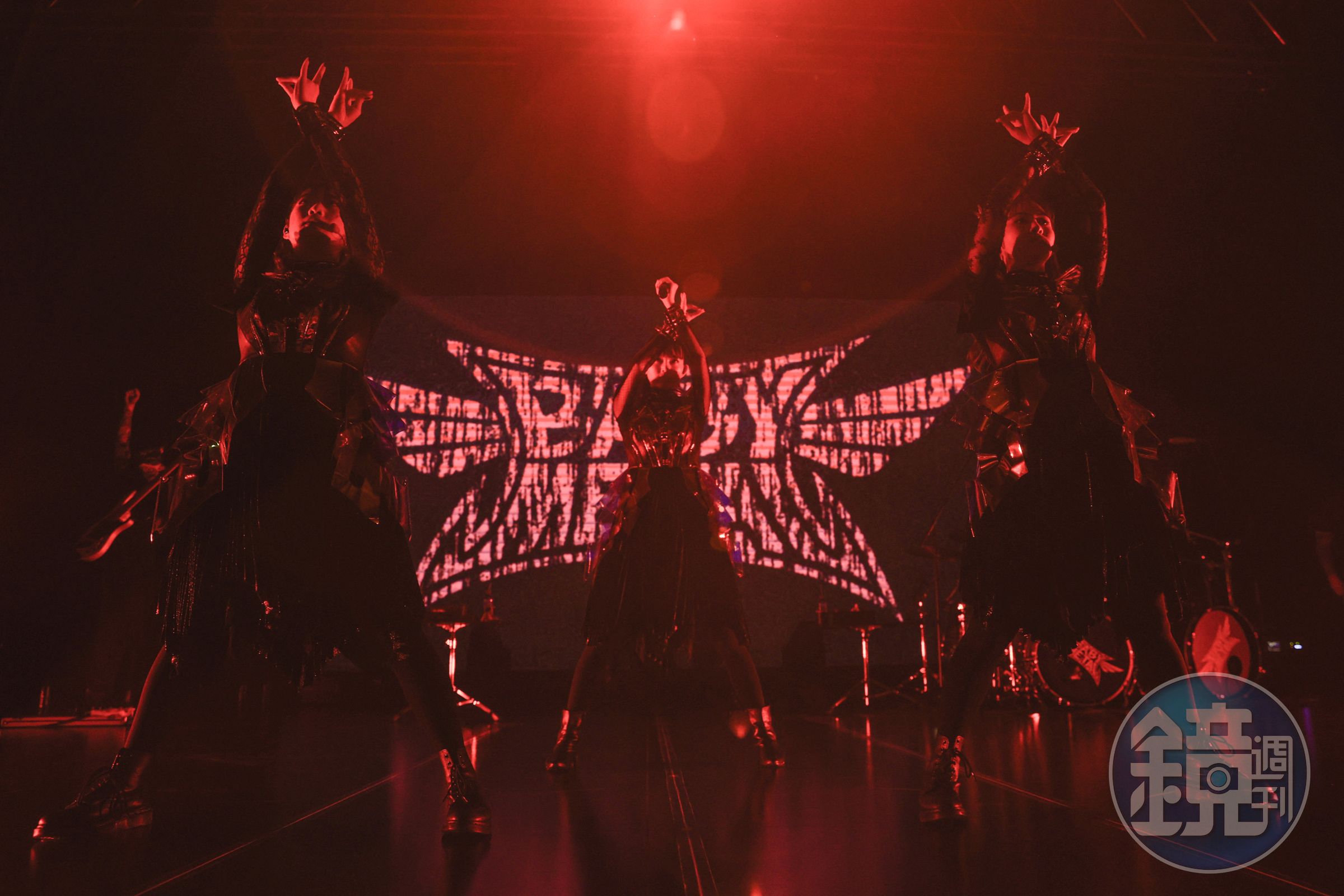 「BABYMETAL」帶來多首經典歌曲與台灣樂迷同歡。(iMe提供)