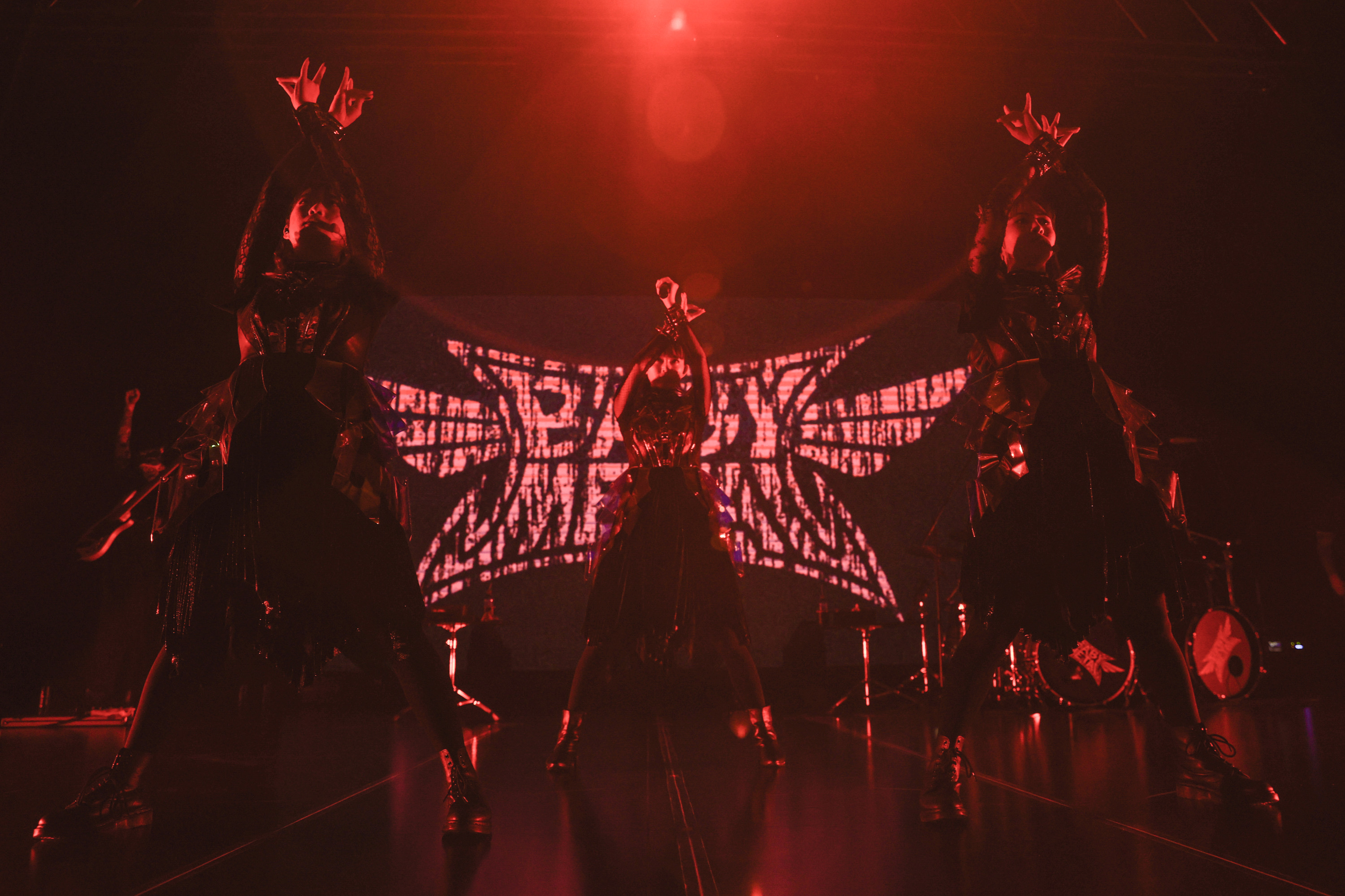 「BABYMETAL」帶來多首經典歌曲與台灣樂迷同歡。（iMe提供）
