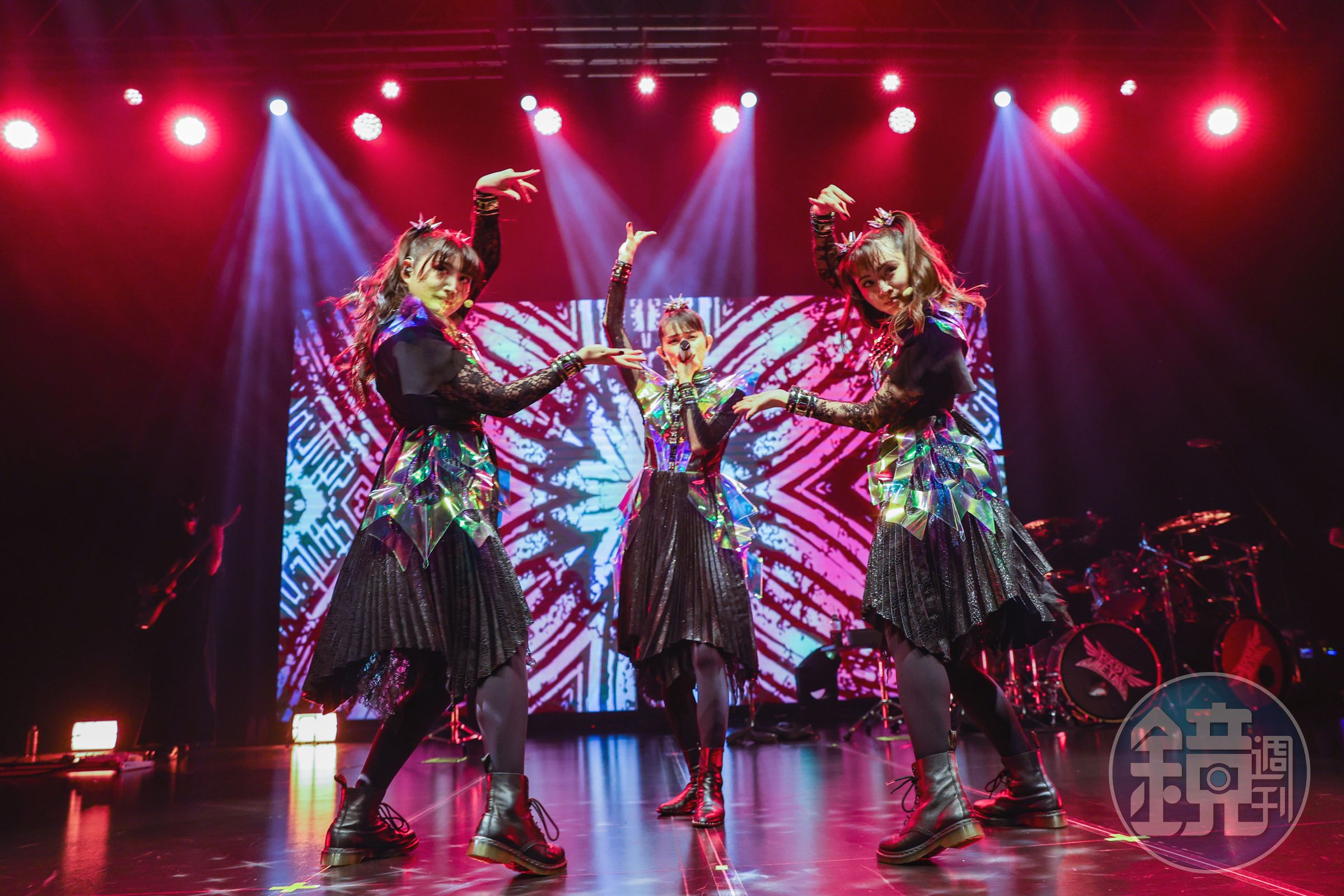 「BABYMETAL」昨相隔3年半訪台,在Zepp New Taipei舉辦演唱會。(iMe提供)