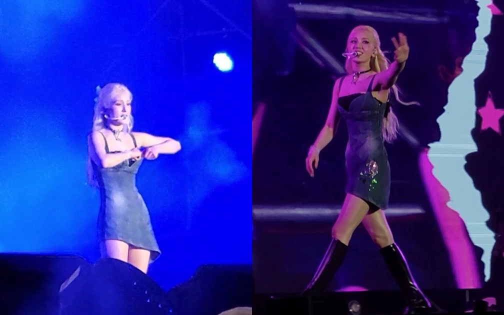 韓國歌手SOMI全昭彌今（3日）在So Wonderful Festival音樂季演出，突然從胸口掏紙條讓粉絲很意外。