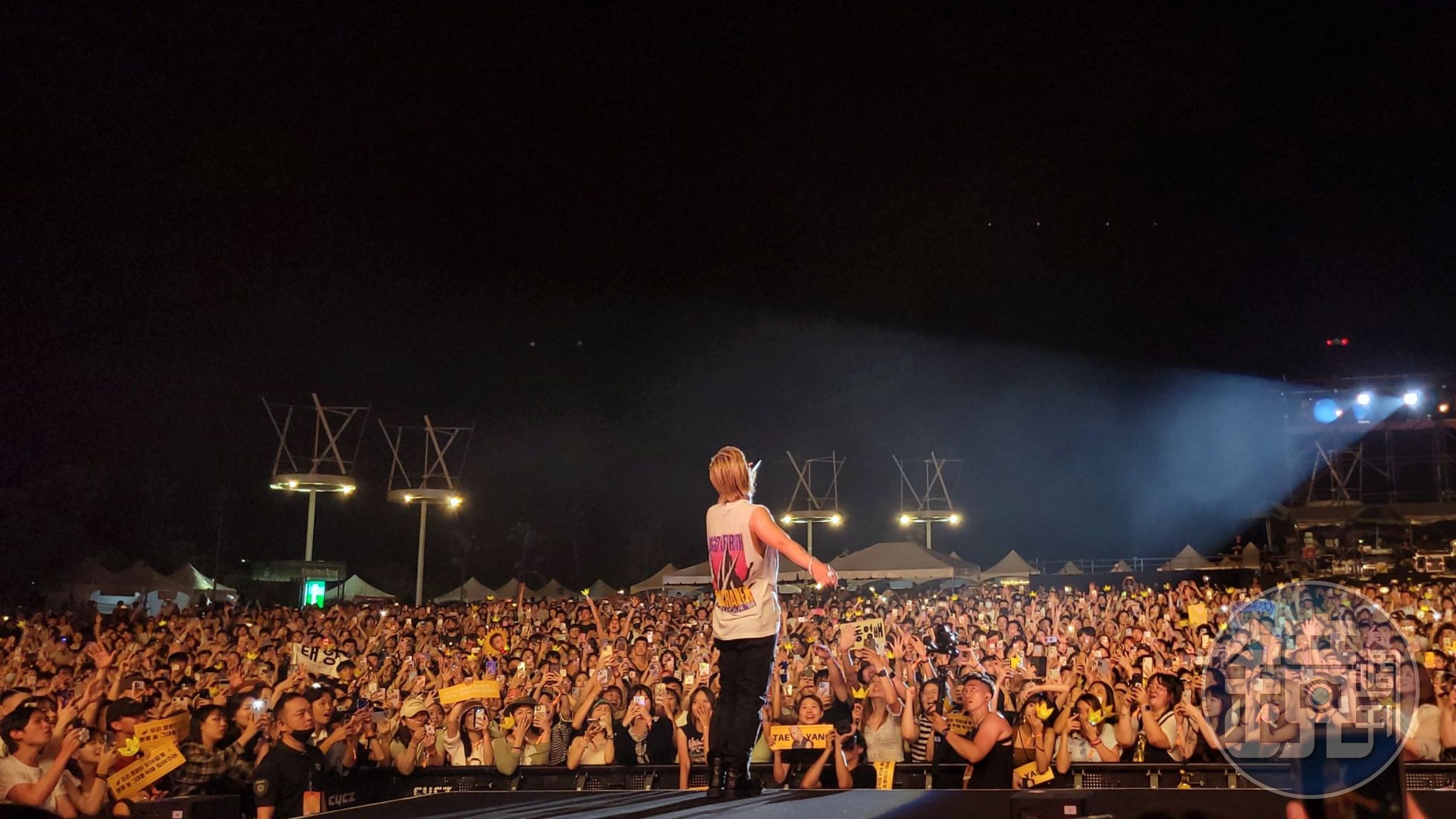 太陽在So Wonderful Festival音樂季嗨唱1小時,讓上萬名歌迷聽好聽滿。