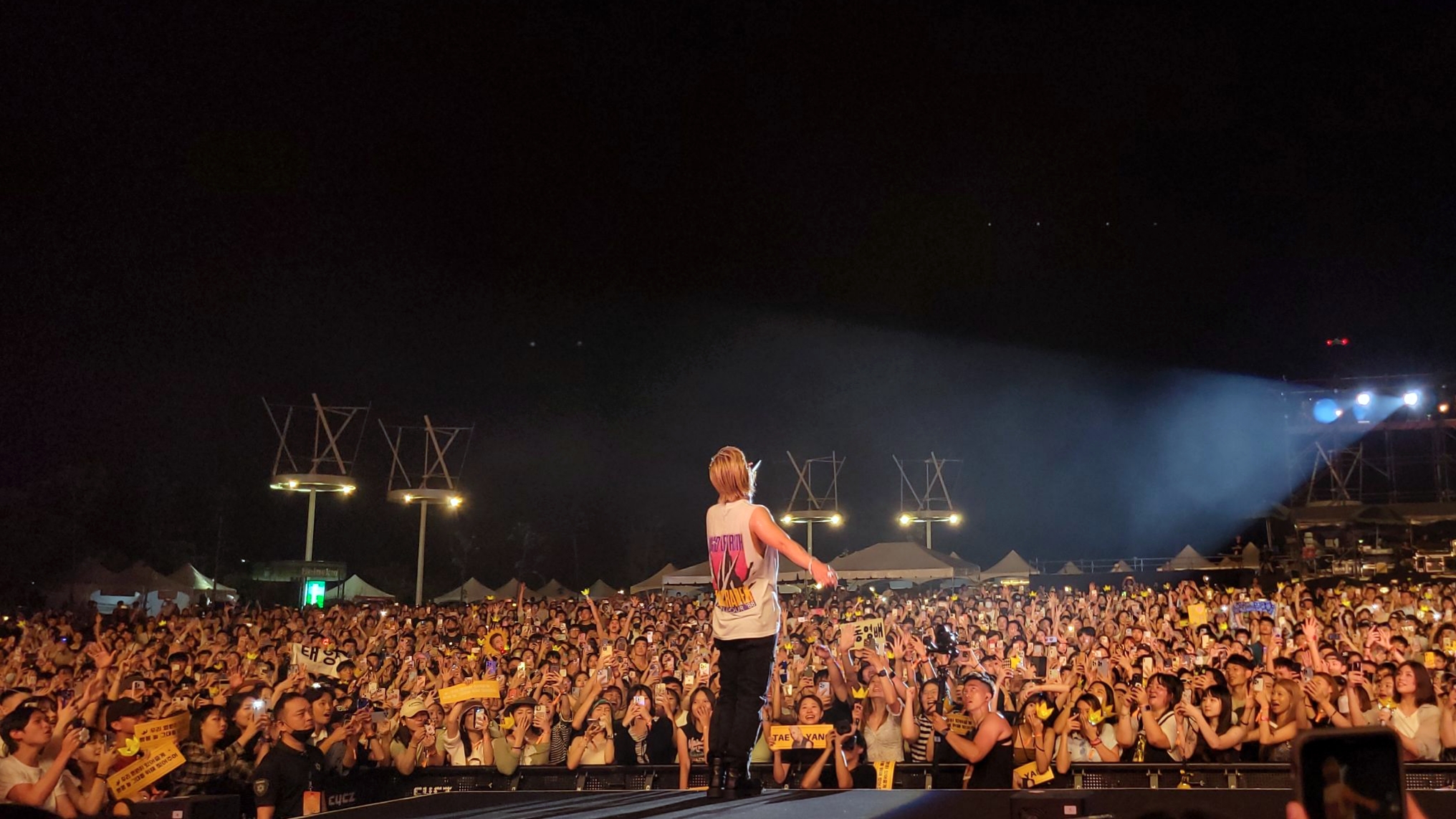 太陽在So Wonderful Festival音樂季嗨唱1小時，讓上萬名歌迷聽好聽滿。