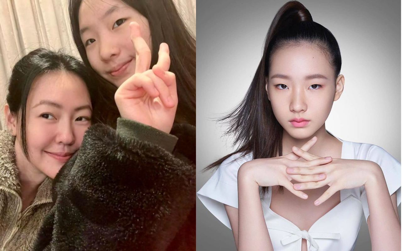 小S（左圖左）的大女兒Elly（左圖右、右圖）14歲就成為寵愛之名亞洲區代言人。（翻攝自小S臉書、寵愛之名提供）