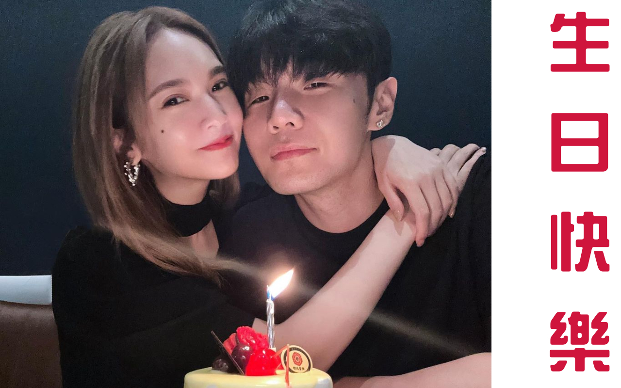 楊丞琳（左）與老公李榮浩（右）提前慶生。（翻攝自楊丞琳IG）