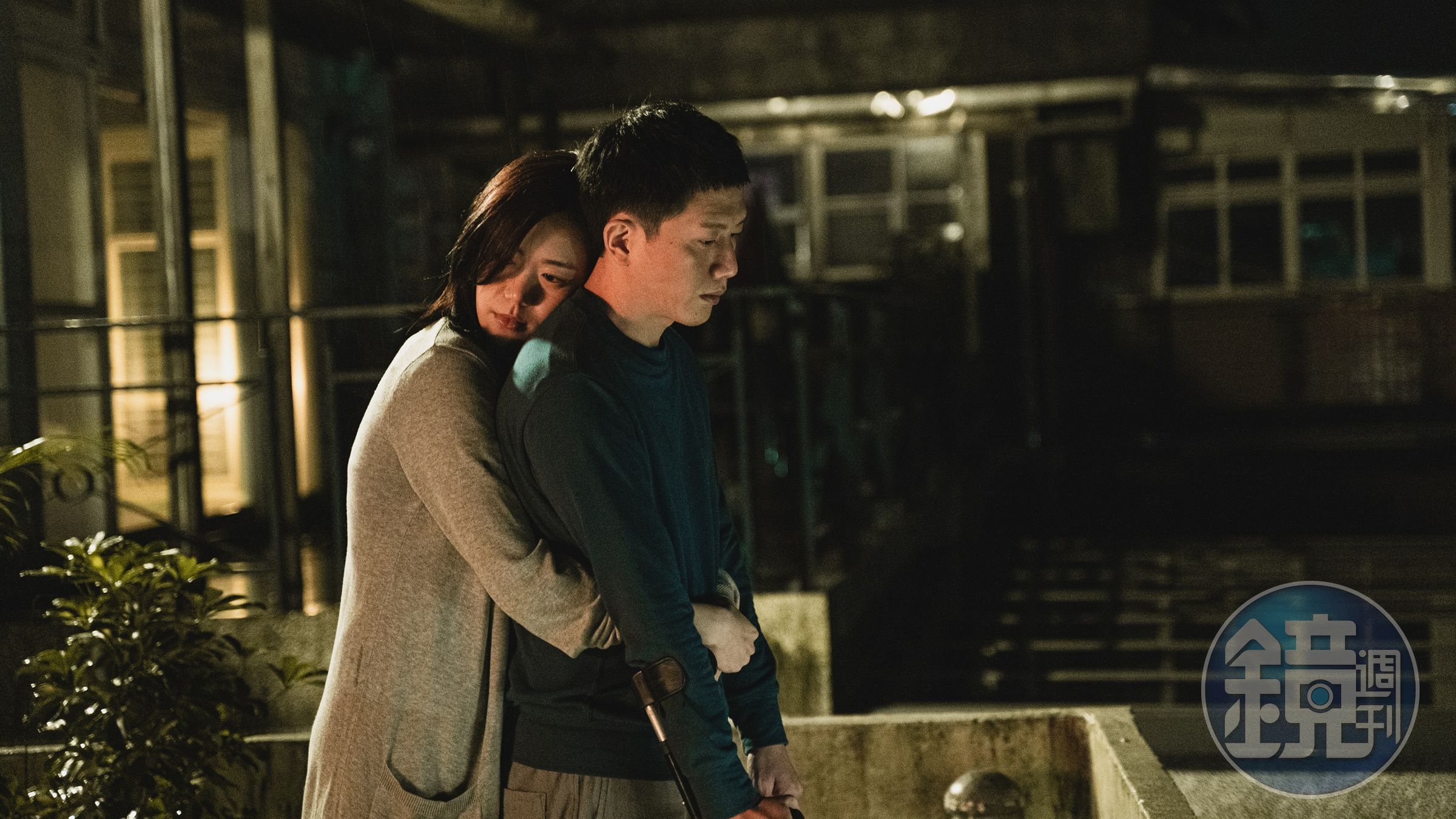 在新片《溟溟》中,鄧九雲與莫子儀演出一對貌合神離的夫妻。(華映提供)
