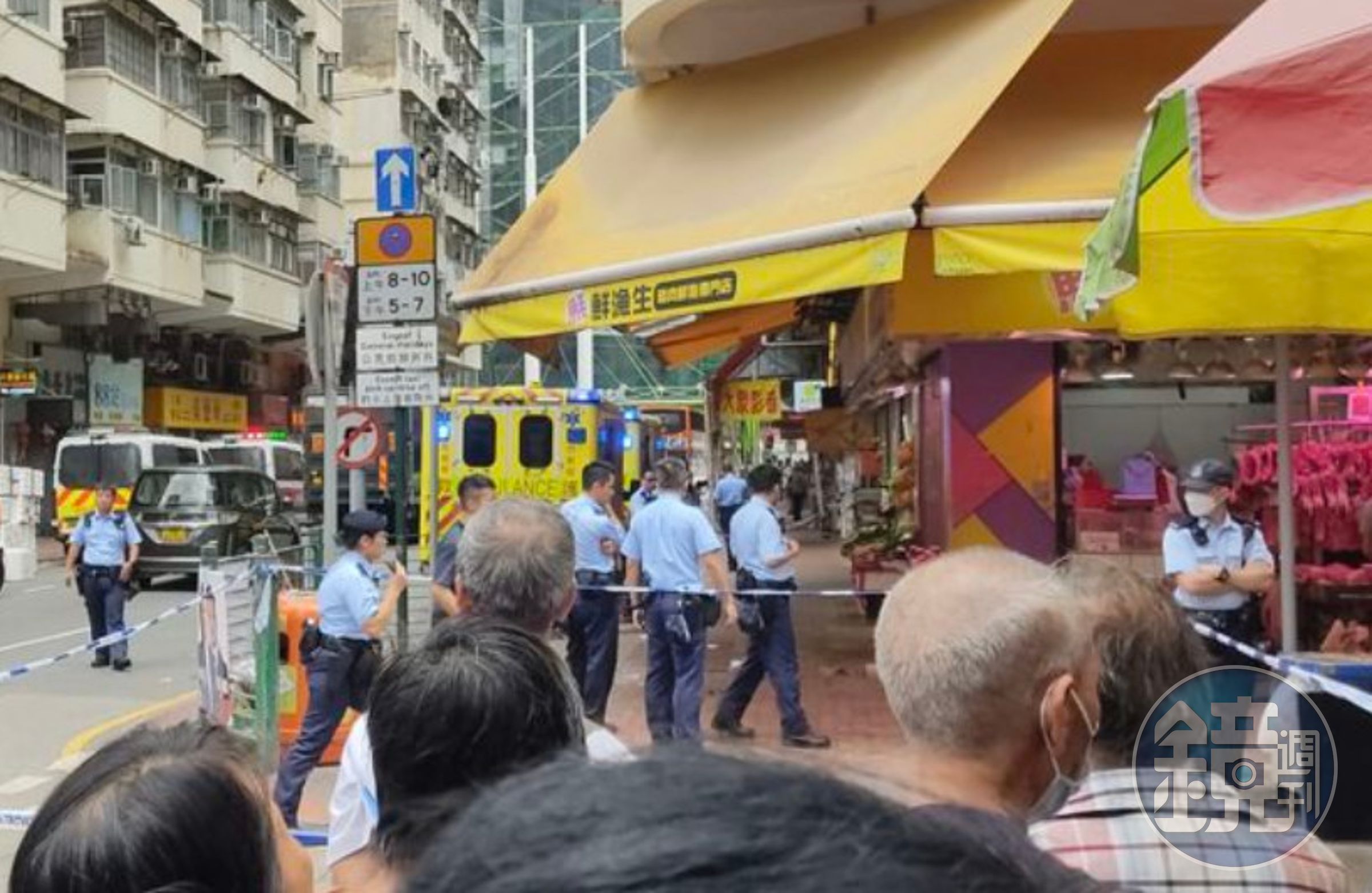 香港深水埗一名巴基斯坦籍婦人疑悶死3名女兒後,報案謊稱丈夫持刀殺死女兒。(翻攝香港突發事故報料區)