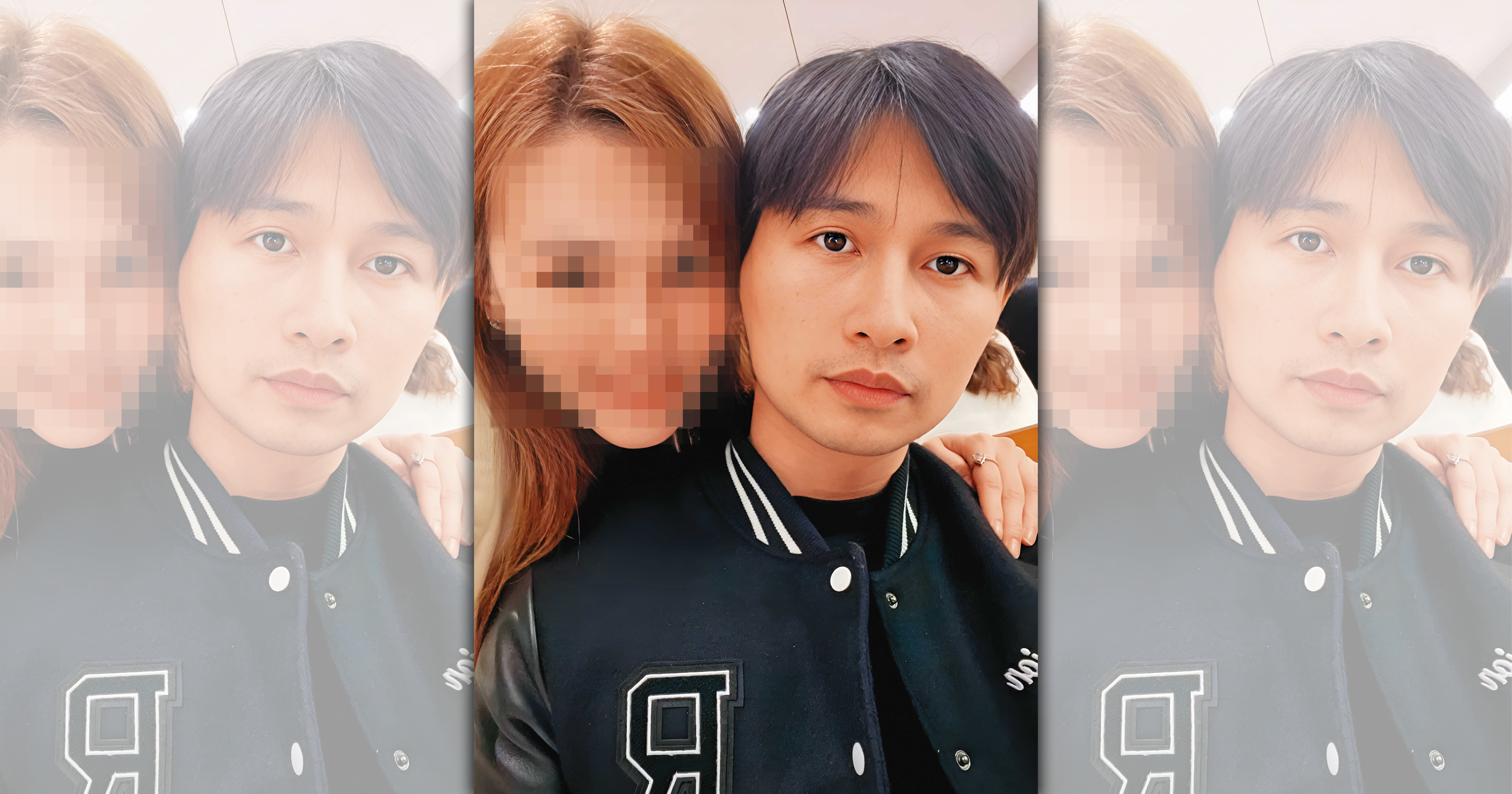 愛樂Two老闆楊申（右）的前女友A小姐（左）指控楊劈腿、偷吃。（讀者提供）