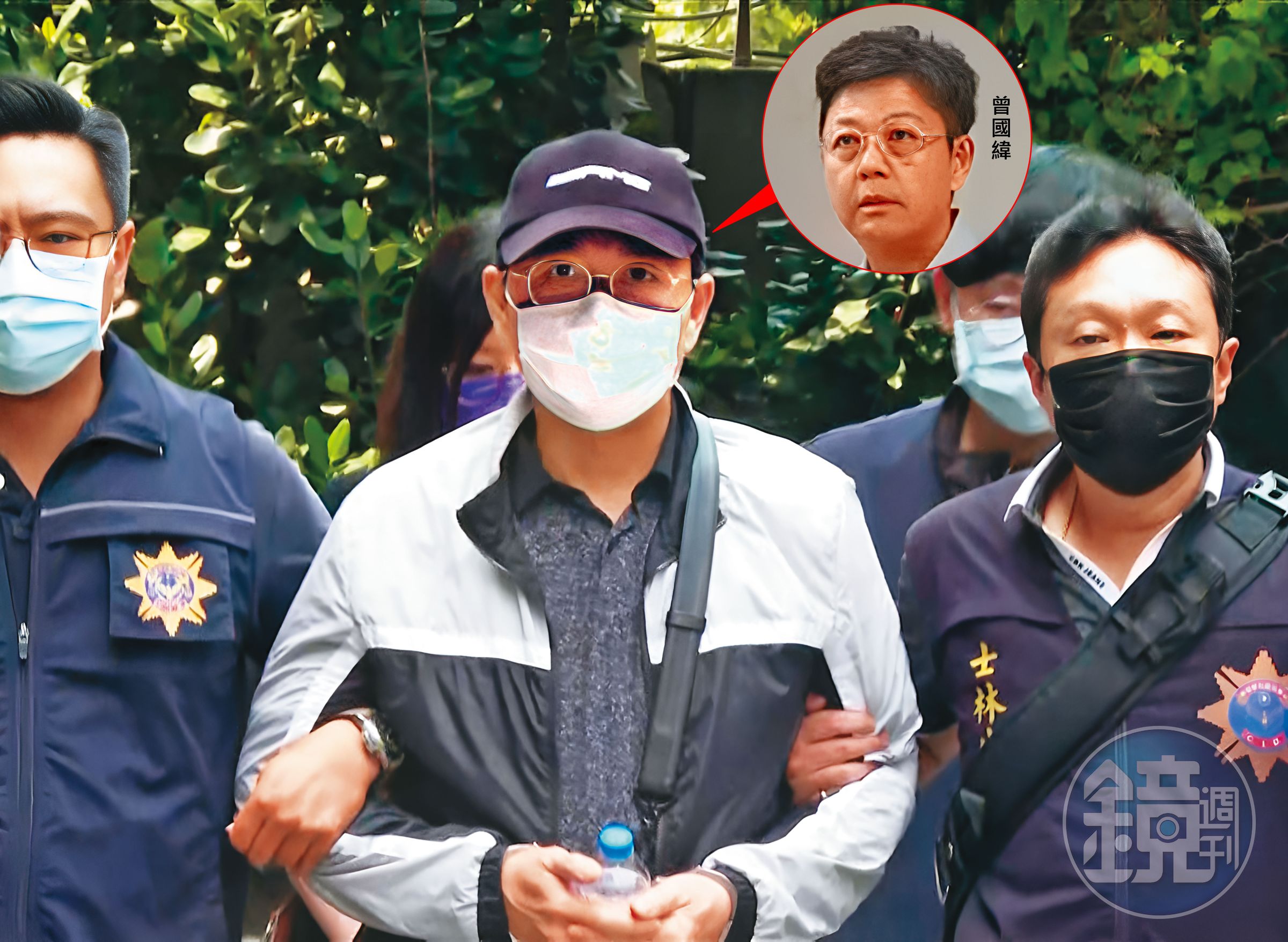 曾國緯（本名曾耀鋒）利用im.B平台吸金25億元，他收押後已認罪，專案小組追查金流去向，懷疑另有共犯。（東森新聞提供）