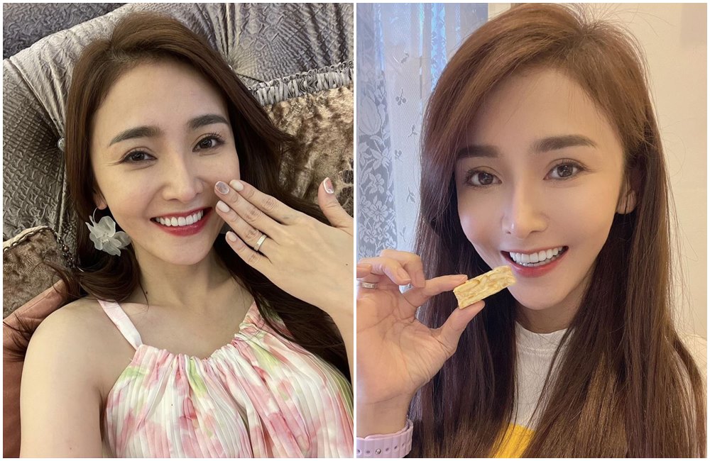 陳子玄手上戴著戒指幸福自拍（左圖），她即將拍攝BL劇。（翻攝自陳子玄臉書）