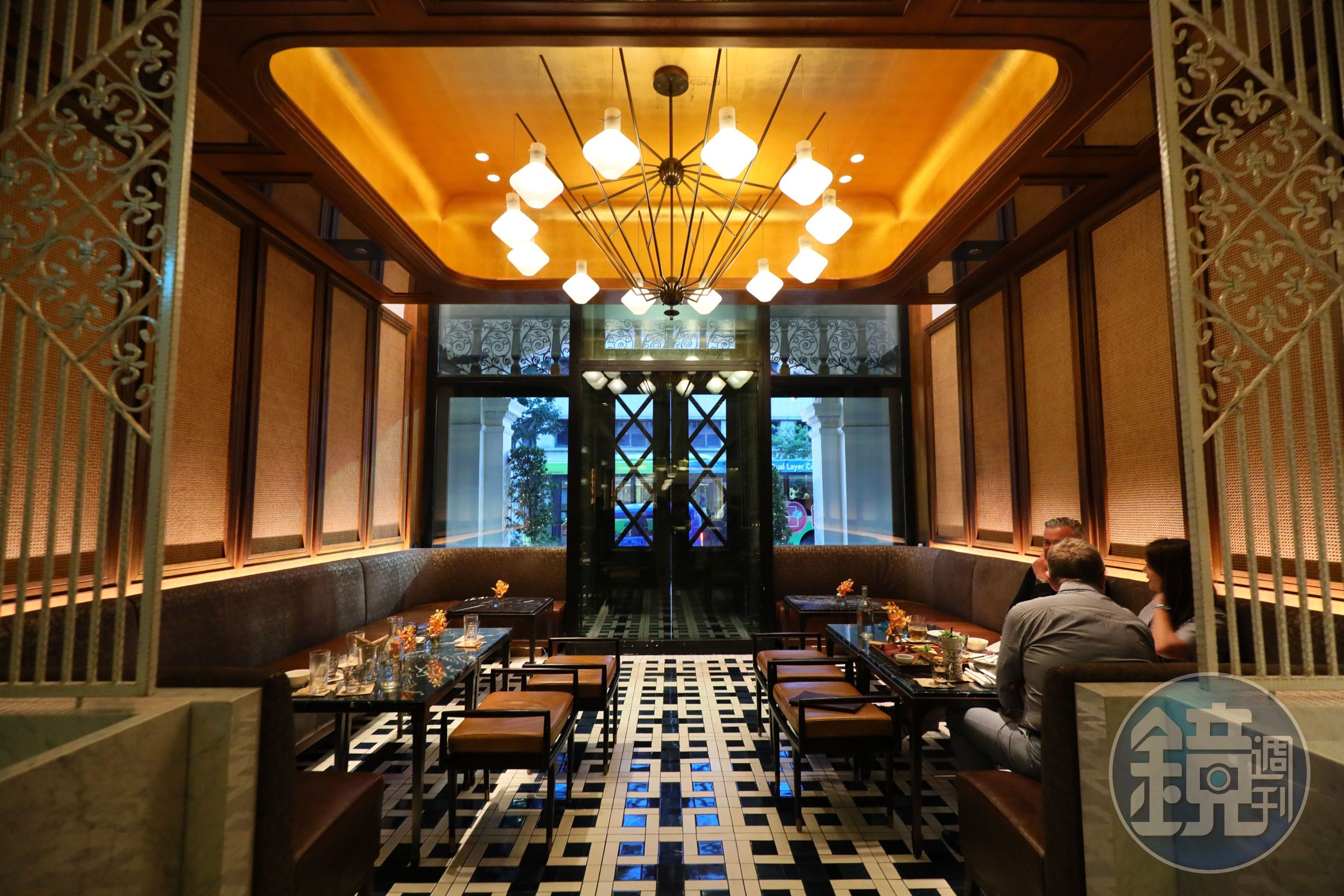 酒店內唯一的餐廳「15 Stamford」。
