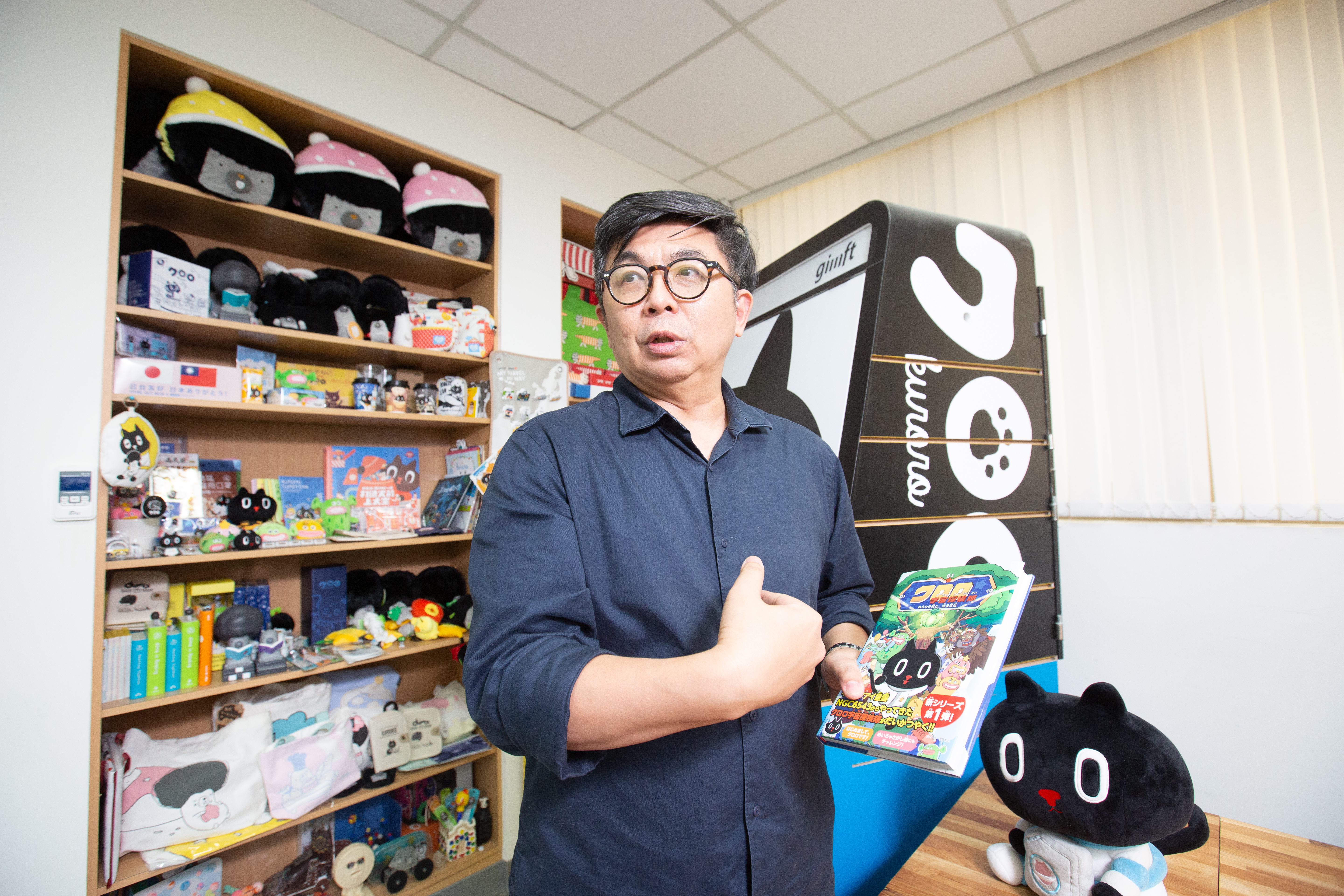 高景星19年前踏入角色IP產業，歷經碰壁調整，2017年以「宇宙喵Kuroro」角色IP成功打開海外知名度。