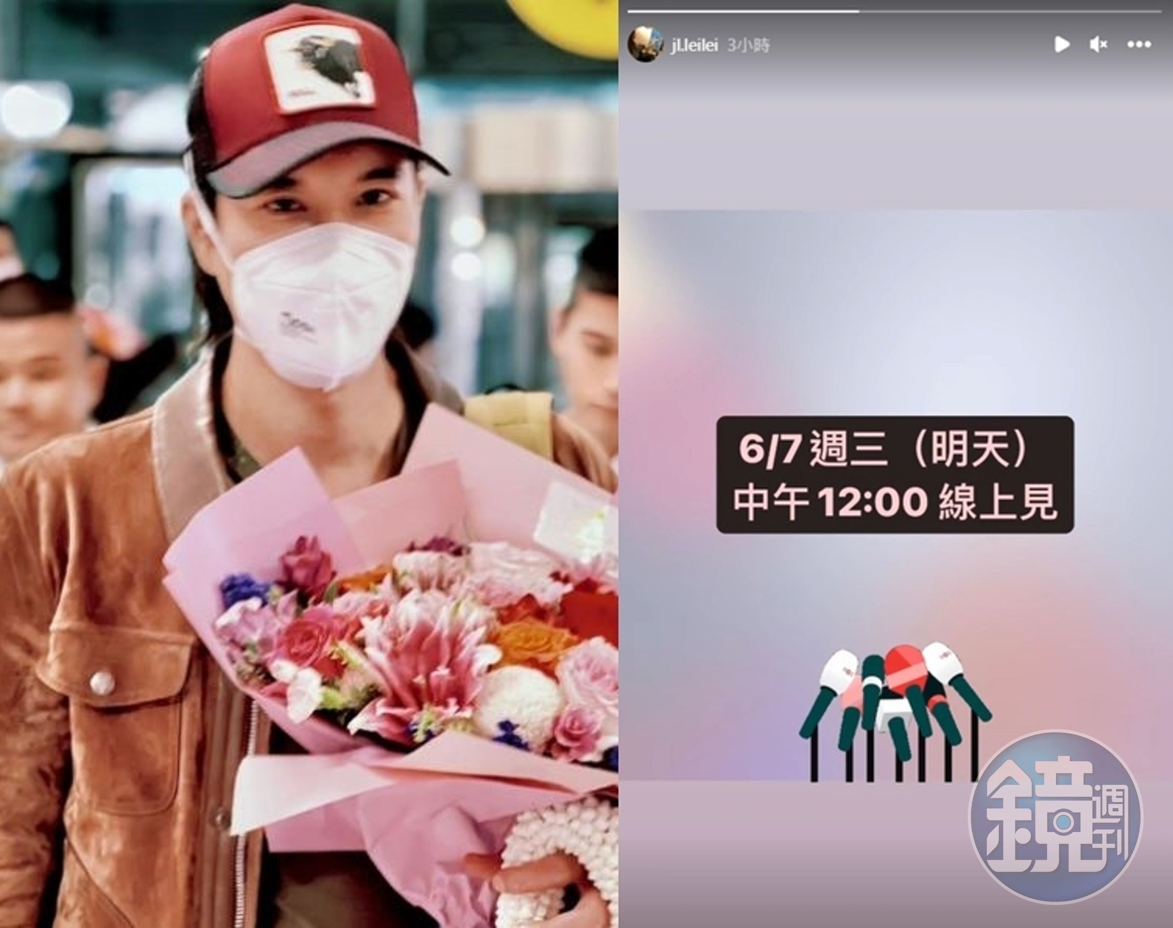 王力宏（左）與前妻李靚蕾的關係沒能好好了斷，時不時就讓外界有種隔空將開戰的預感。（翻攝IG、微博）