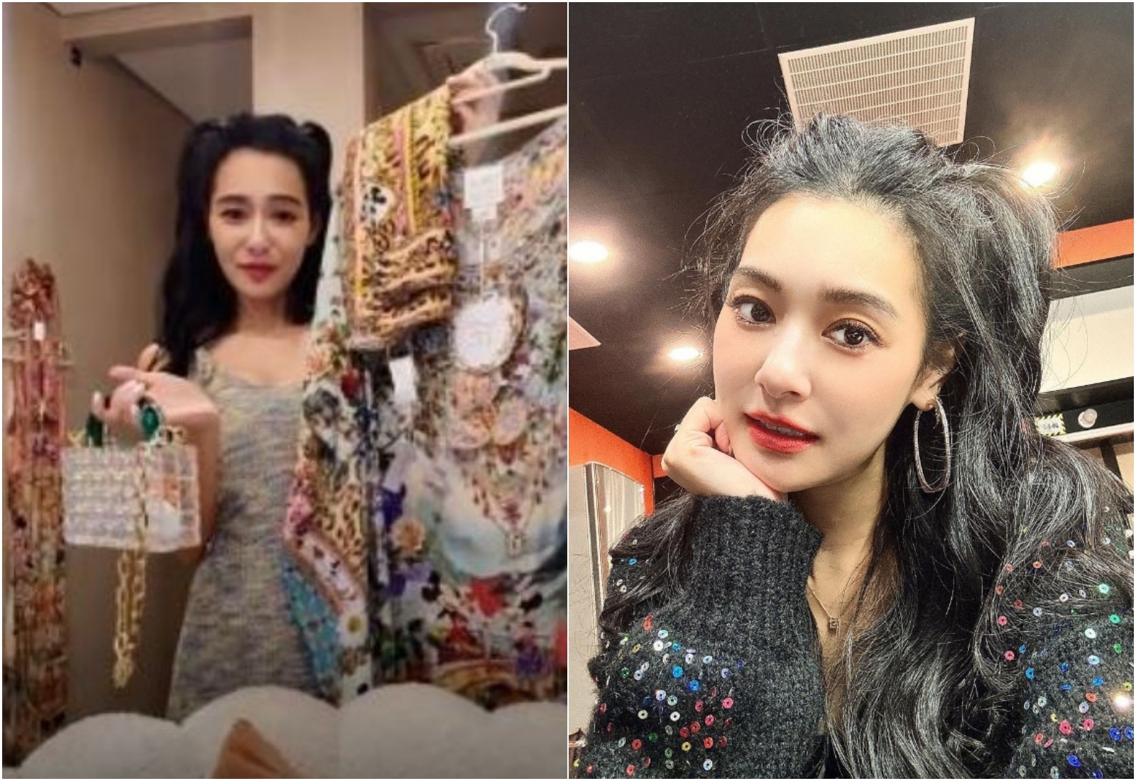 王思佳開直播秀新包包。(翻攝自王思佳IG)