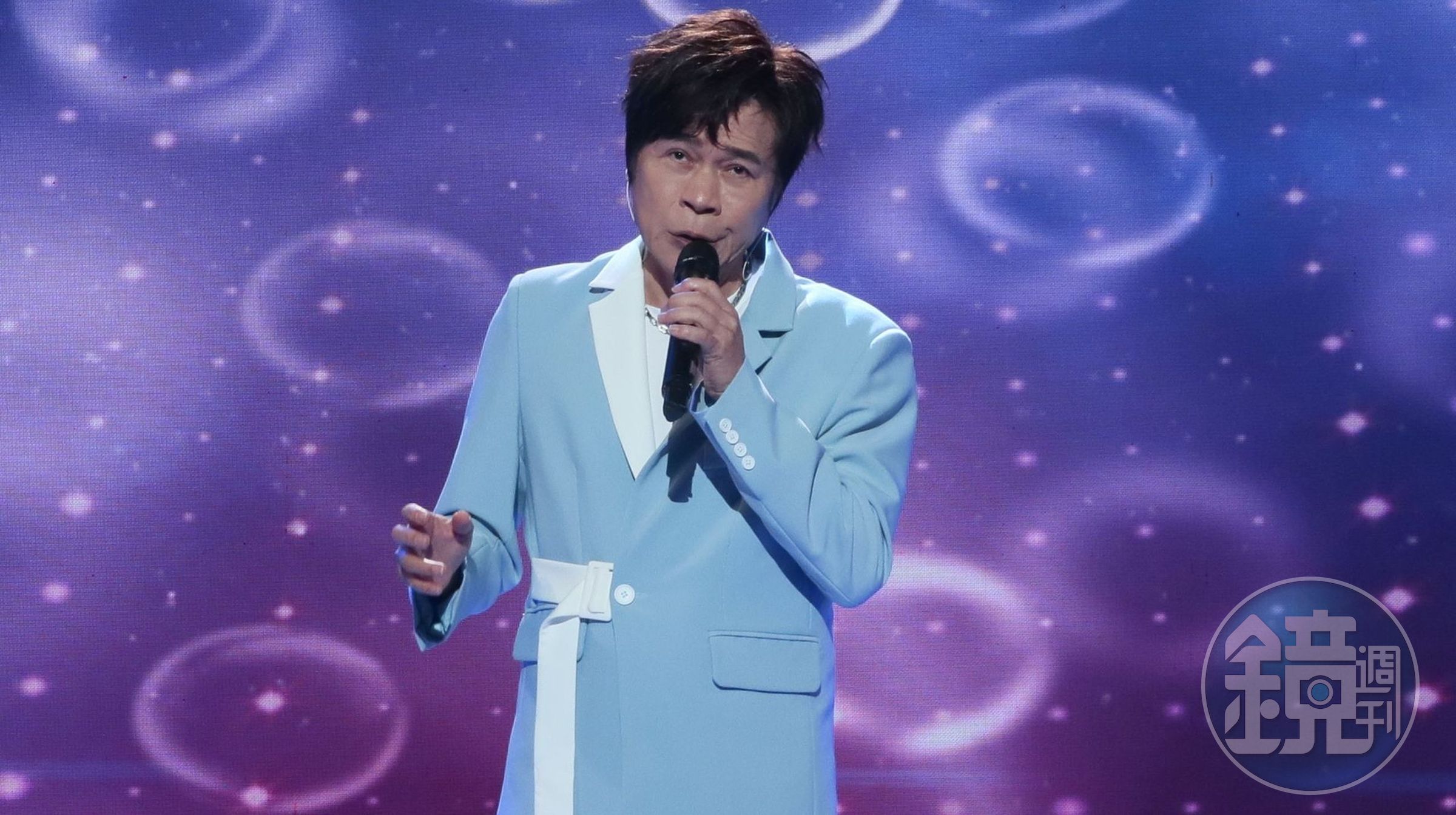 洪榮宏上《我愛冰冰Show》錄影。（中視提供）