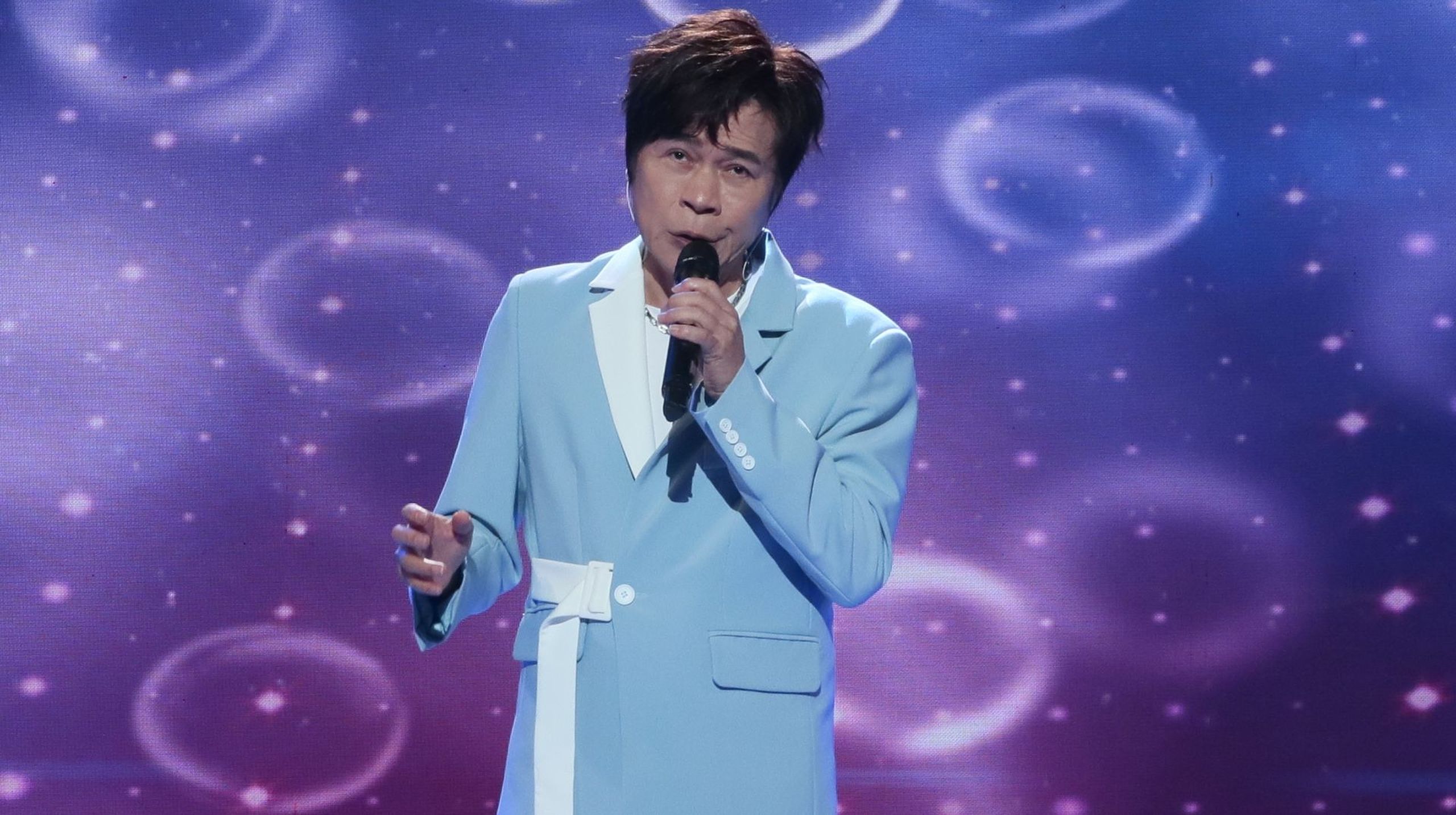 洪榮宏上《我愛冰冰Show》錄影。（中視提供）