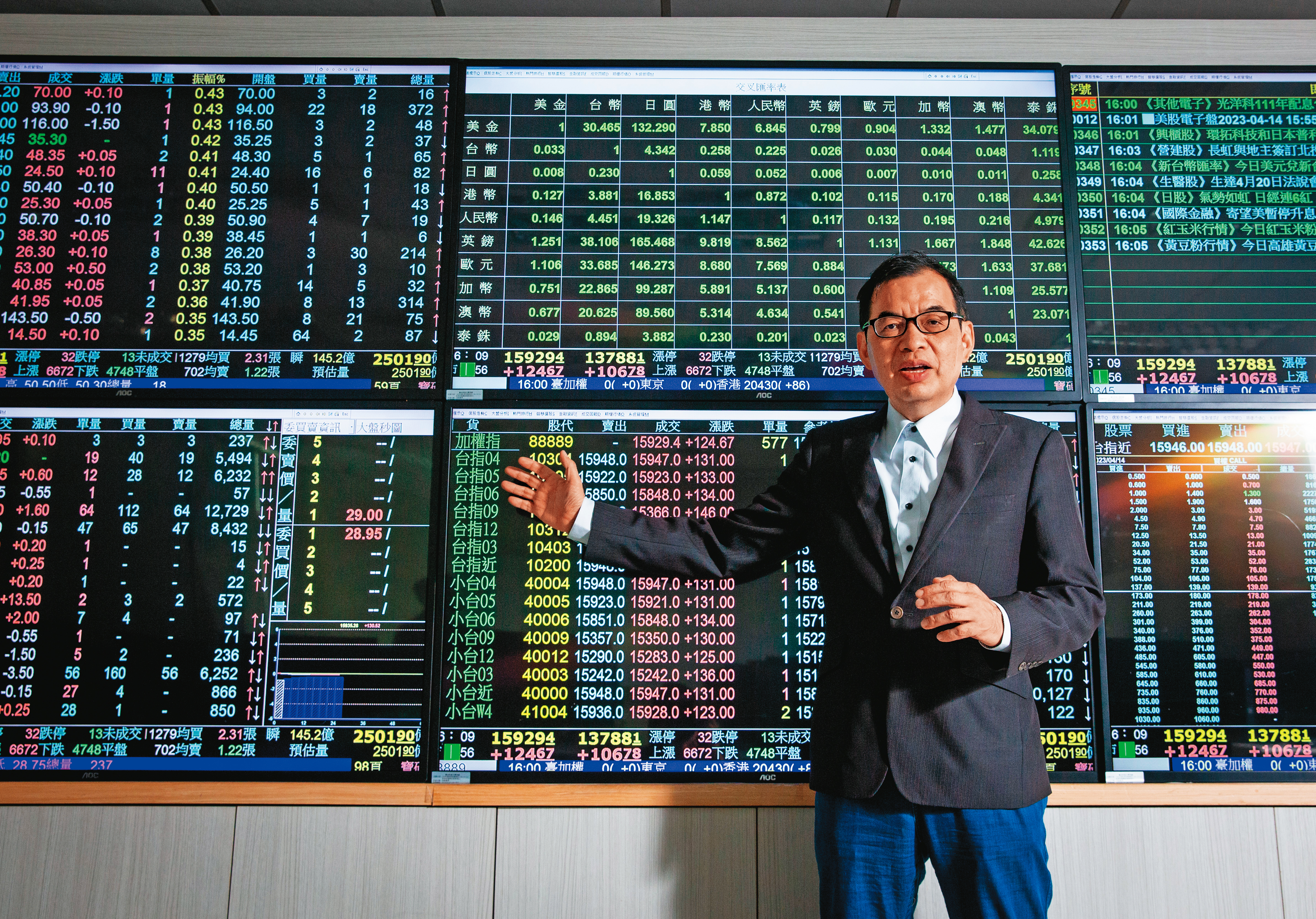 鄭廳宜在股海掙得億元身價，他傳授絕招：跟著利率走，一定能賺錢。