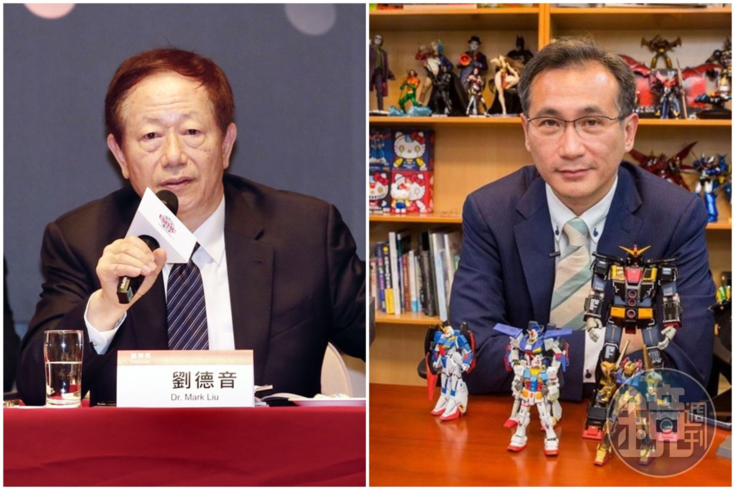 針對劉德音（左）的演說「政府說沒缺電只能相信」，鄭運鵬（右）表示政府會進行改善，同時回應核電問題。（本刊資料照）