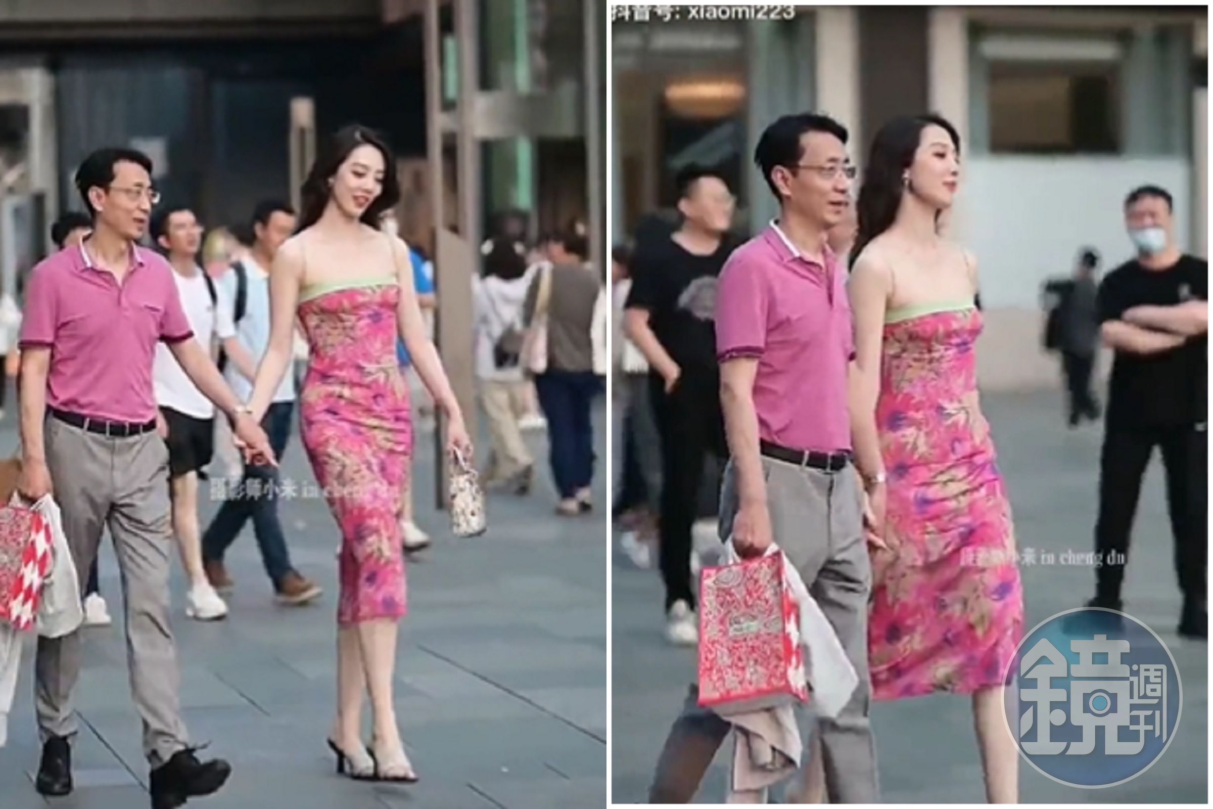 攝影師街拍正妹變捉姦!鏡頭狂盯熟女露酥胸,意外爆中國大官出差「加油幹」。(翻自推特)