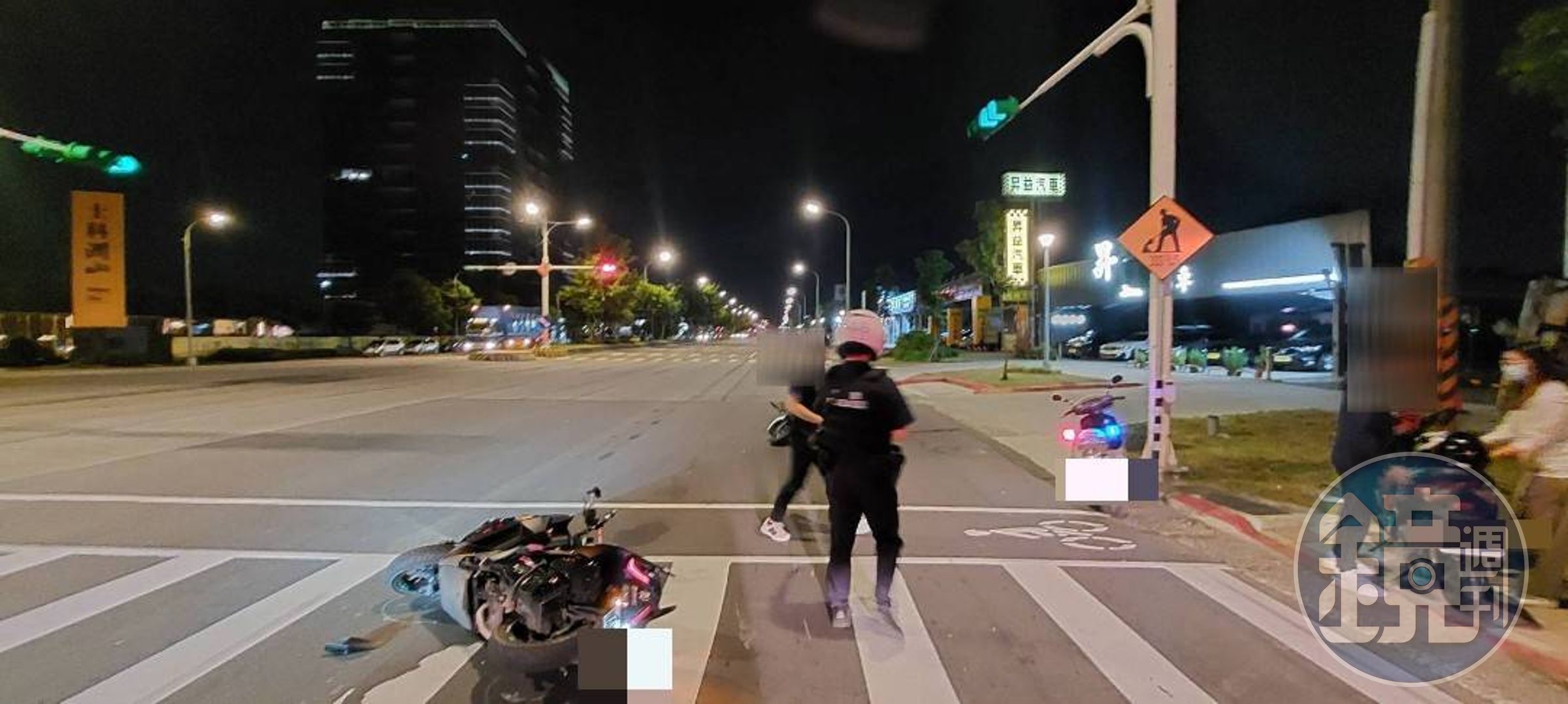 警方獲報到場處理並將黃員送醫，但黃員經搶救仍傷重不治。（翻攝畫面）