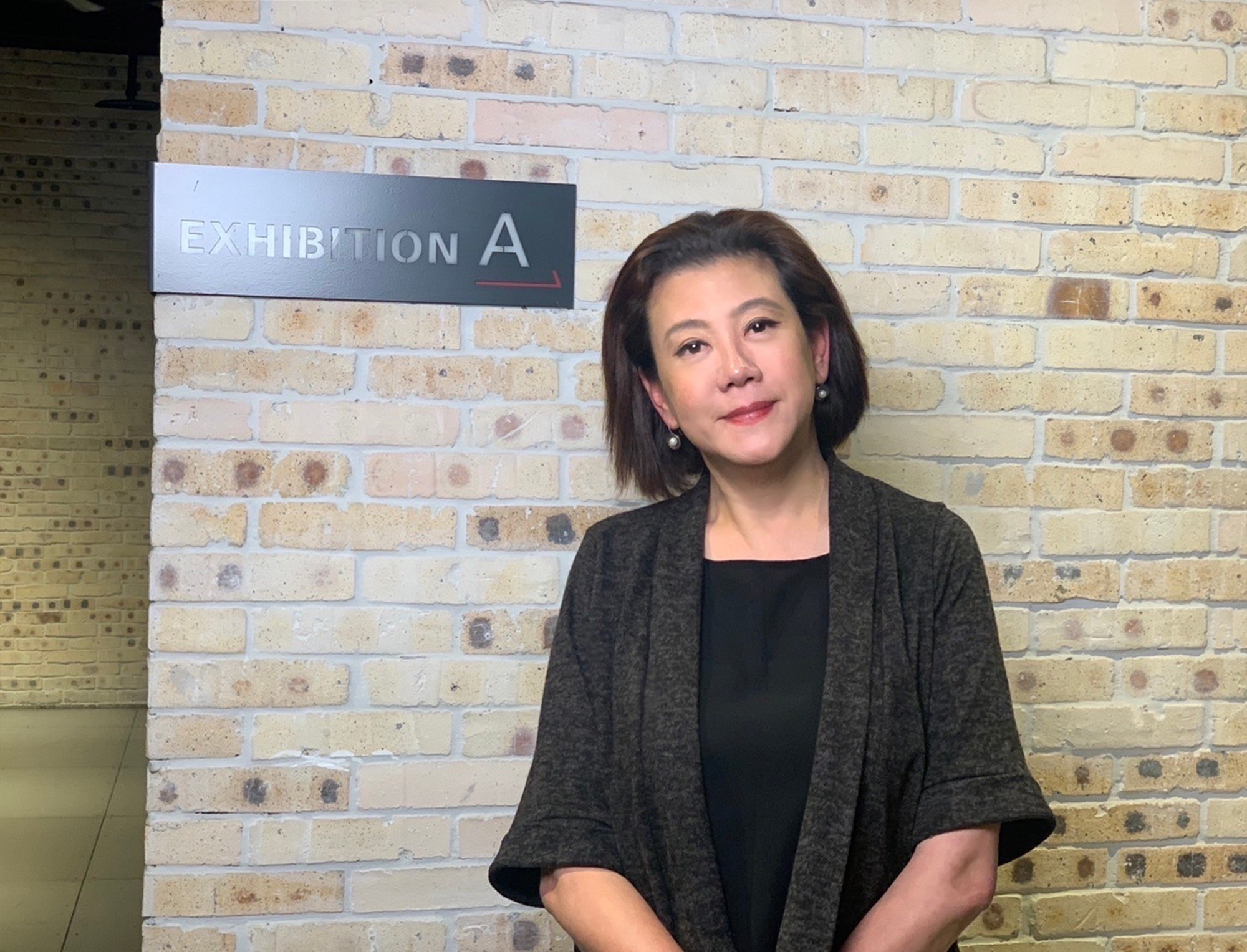 改選前邱于芸向股東喊話：「接下來將全力讓台開重生。」（邱于芸提供）