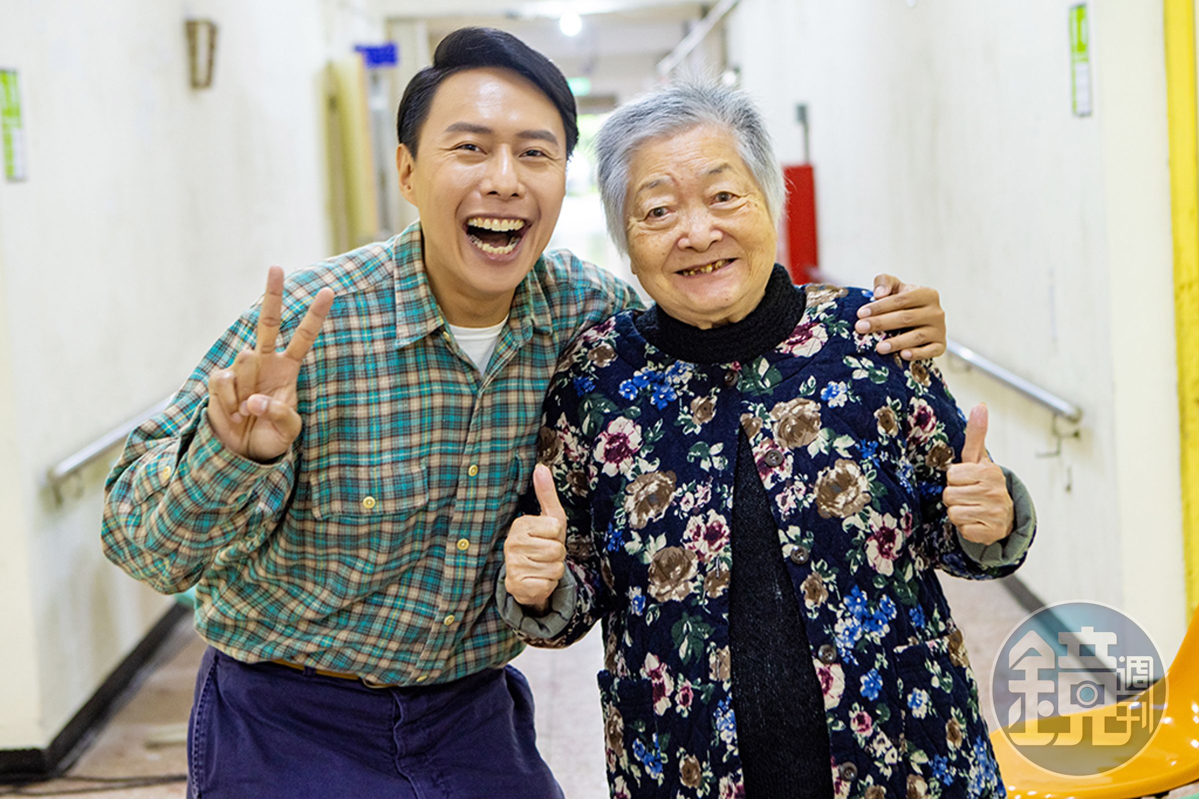 香港演員張啟樂分享和劉引商的合作。(大愛電視提供)