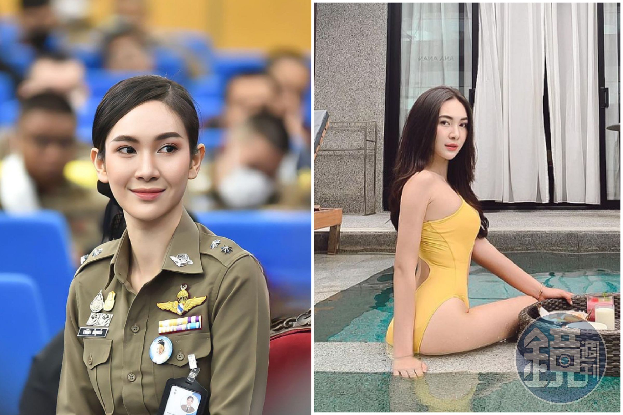 正妹警察短短3年扶搖直上,遭人質疑「靠肉體上位」!家人怒駁:她真材實料。(翻自《Sanook》)