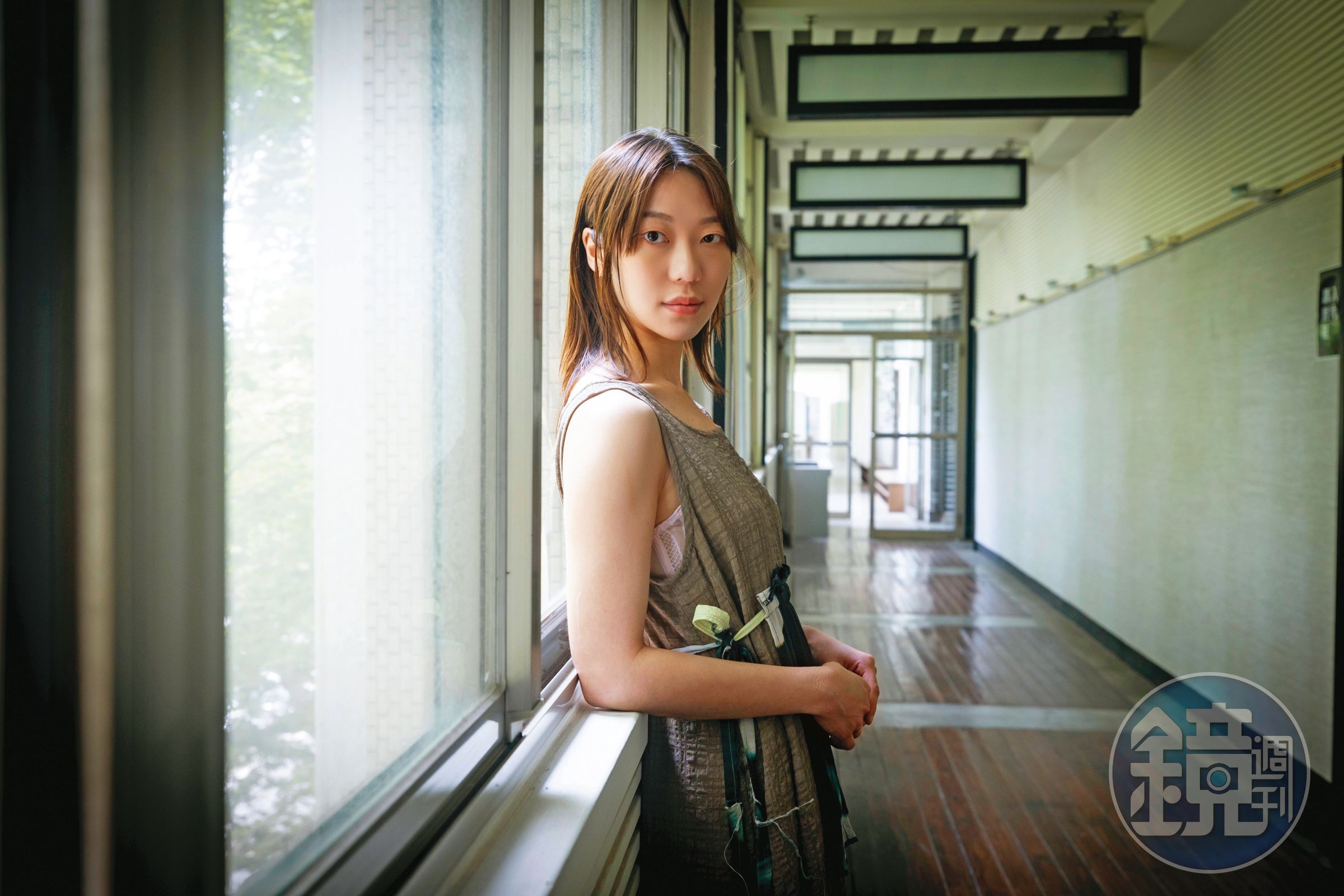 我們和蘇清歌約在台灣藝術大學拍照，她說畢業後再沒有進來過。