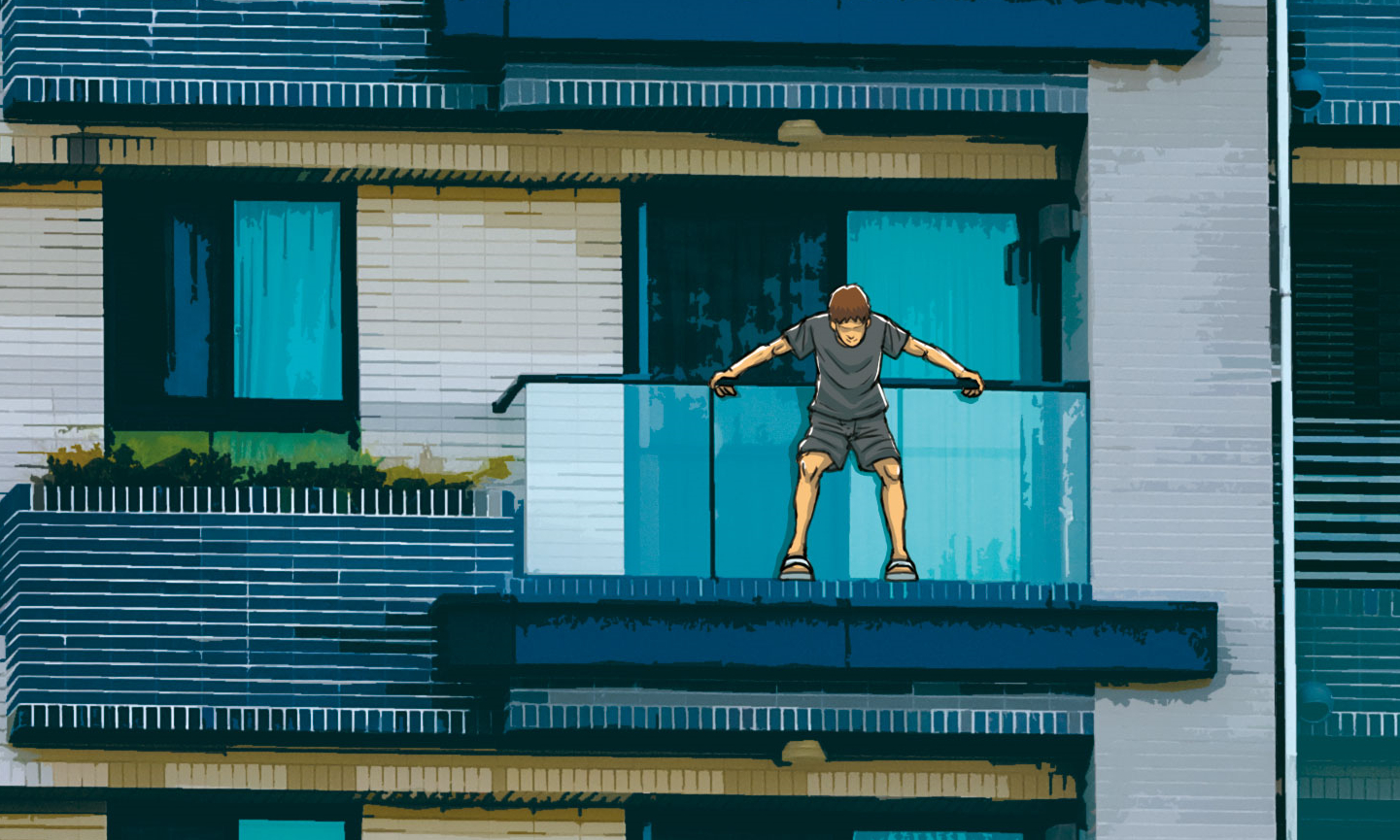 專案小組從十樓陽台欄杆外緣及雨遮處，採集到賴姓高中生DNA與刮痕，研判他爬過鑄鐵欄杆後墜樓，排除他殺嫌疑。