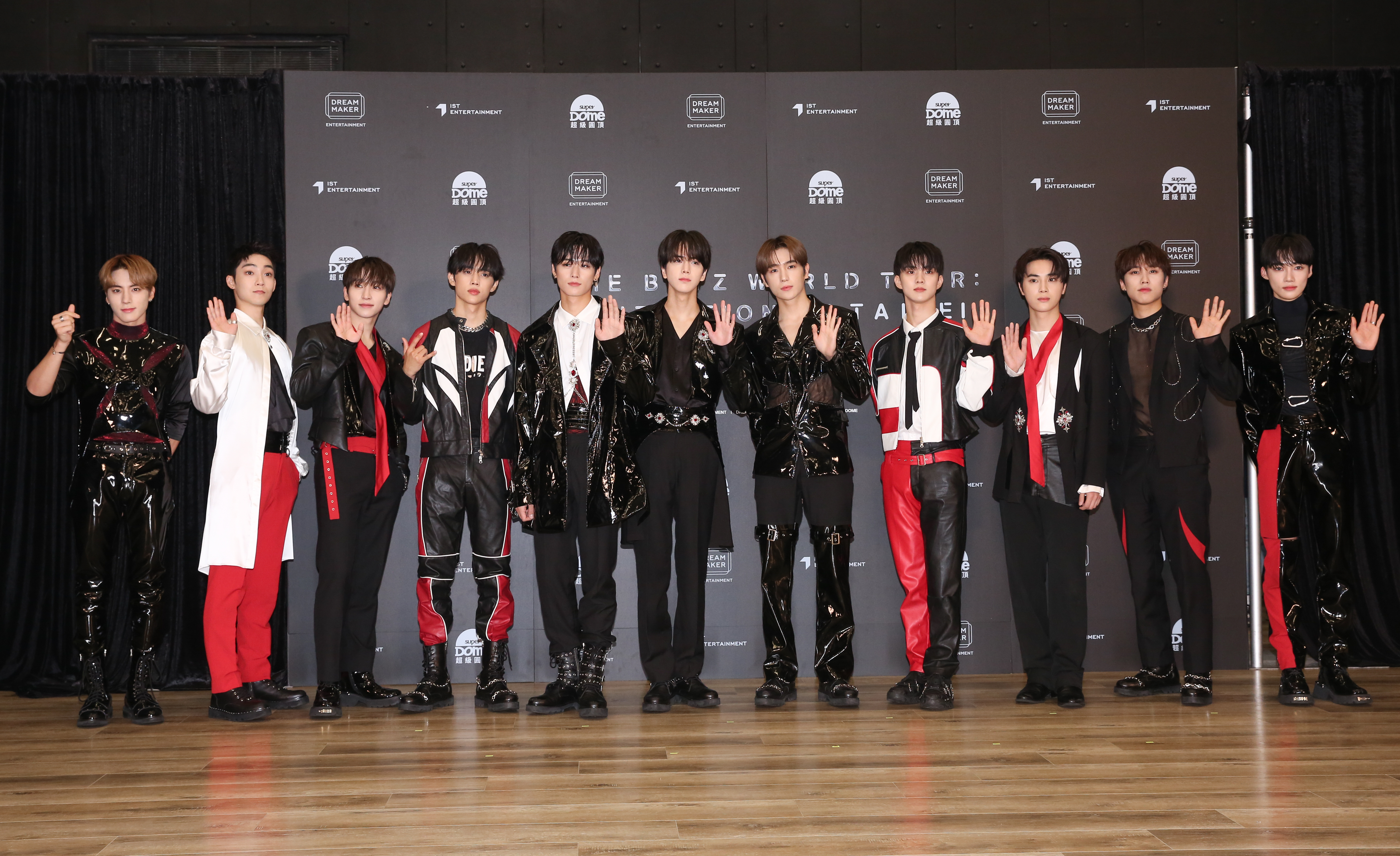 THE BOYZ擁有「新生代最高顏值男團」封號。ERIC(左起)、KEVIN、上淵、善旴、柱延、泳勳 賢在、Q、周鶴年、JACOB、NEW。