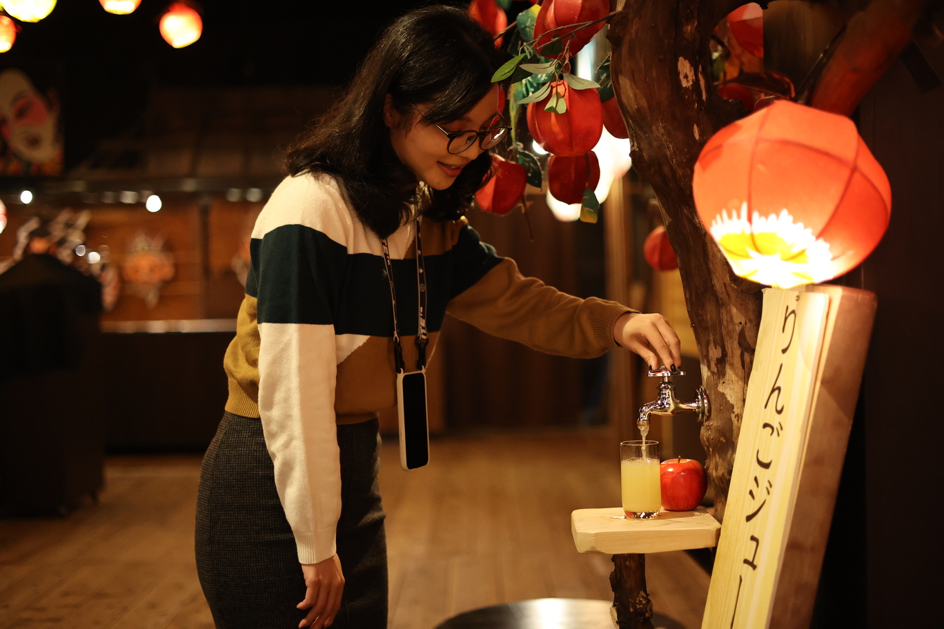 傳說中的「蘋果汁水龍頭」。