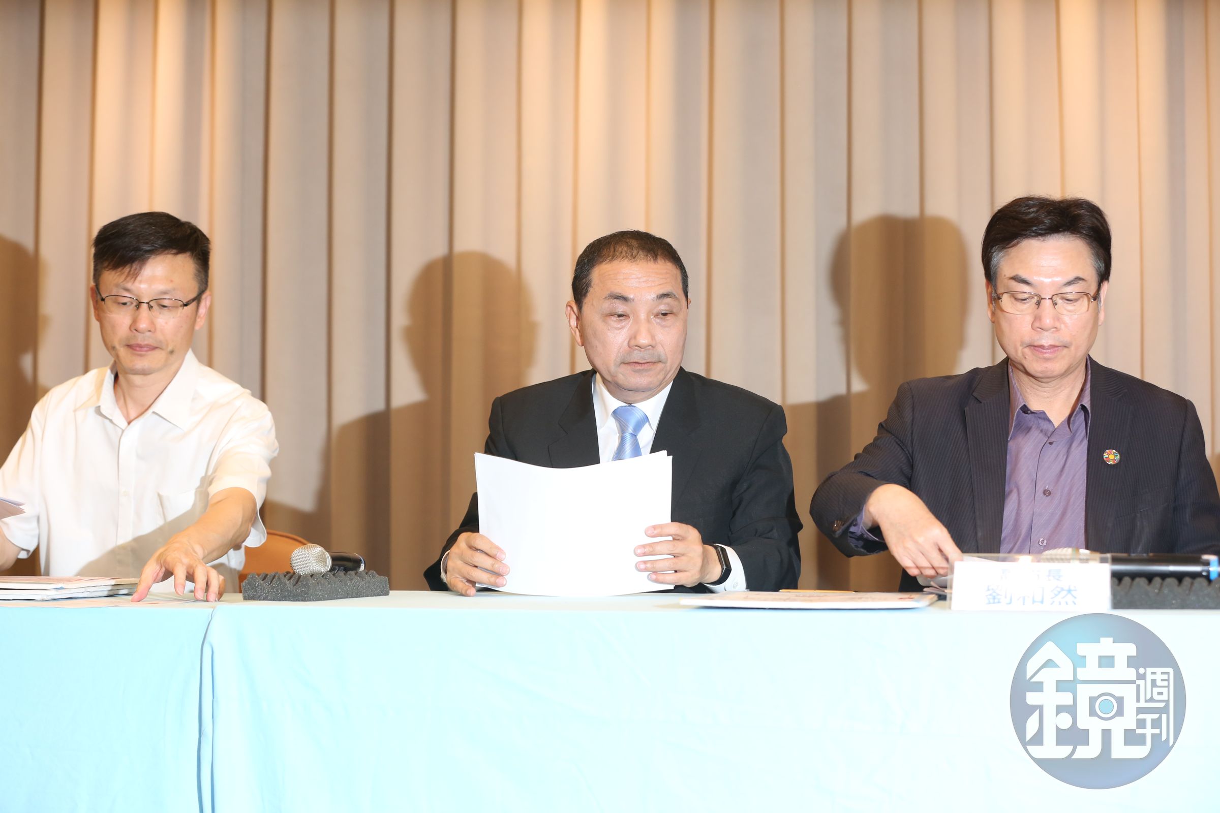 侯友宜今無預警主持幼兒園餵藥事件的司法進度說明會,希望檢方盡速釐清相關案情。