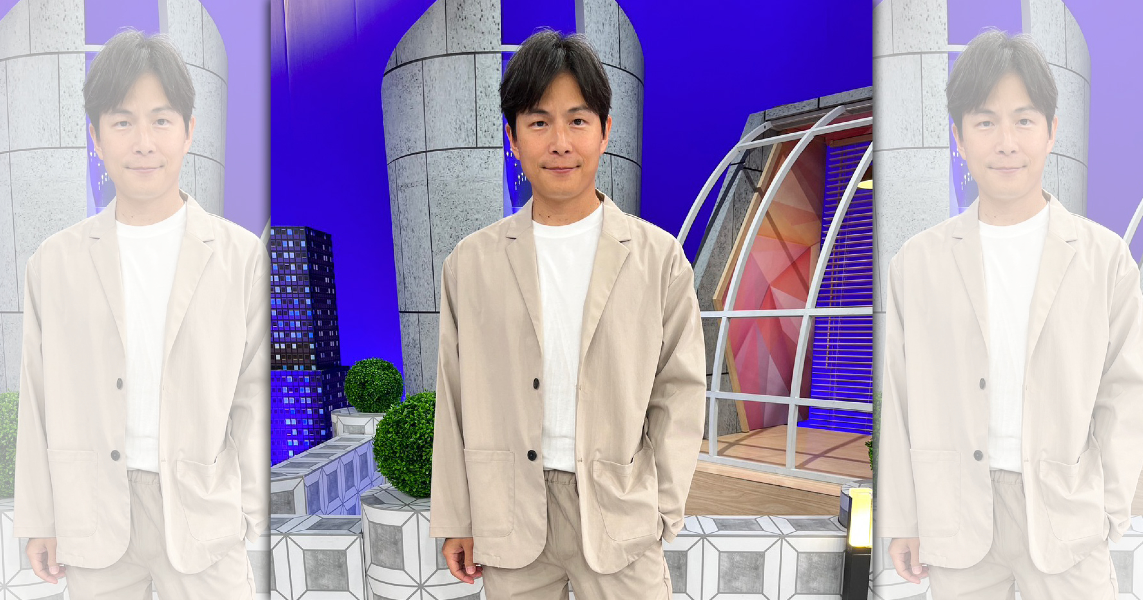 孫協志上節目錄影。（衛視中文台提供）