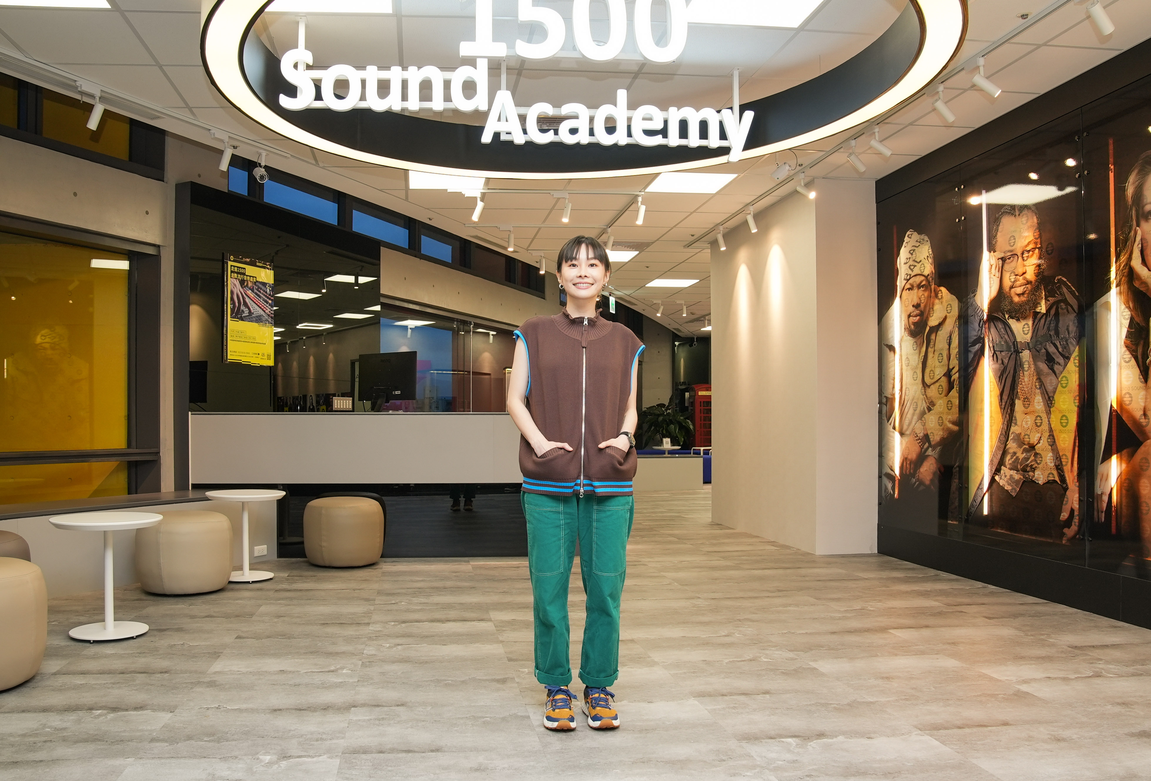 1500熱門大師講座搶搭金曲列車，邀準歌后鄭宜農蒞校開講。（1500聲量音創學院提供）