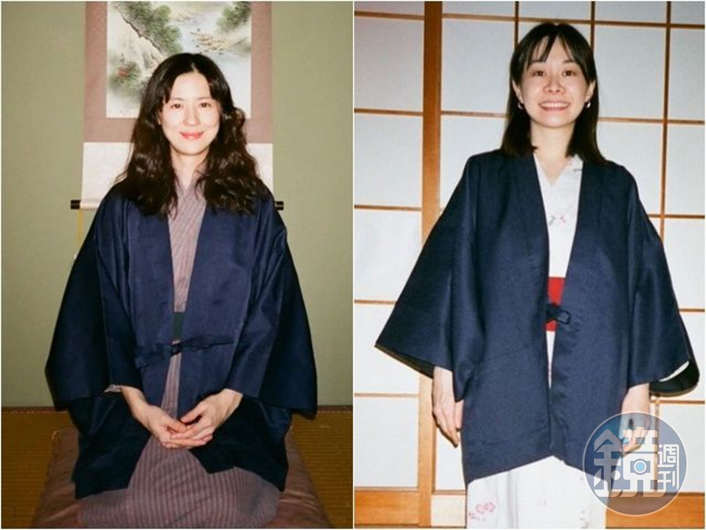 兩人也會穿著同款和服拍照。（翻攝自鄭宜農、林予晞IG）