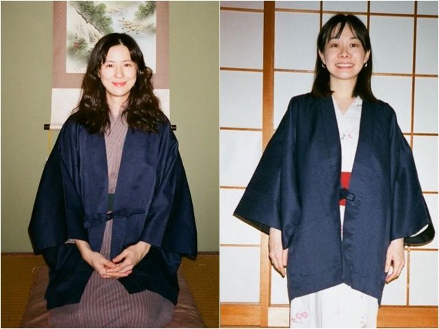 兩人也會穿著同款和服拍照。(翻攝自鄭宜農、林予晞IG)
