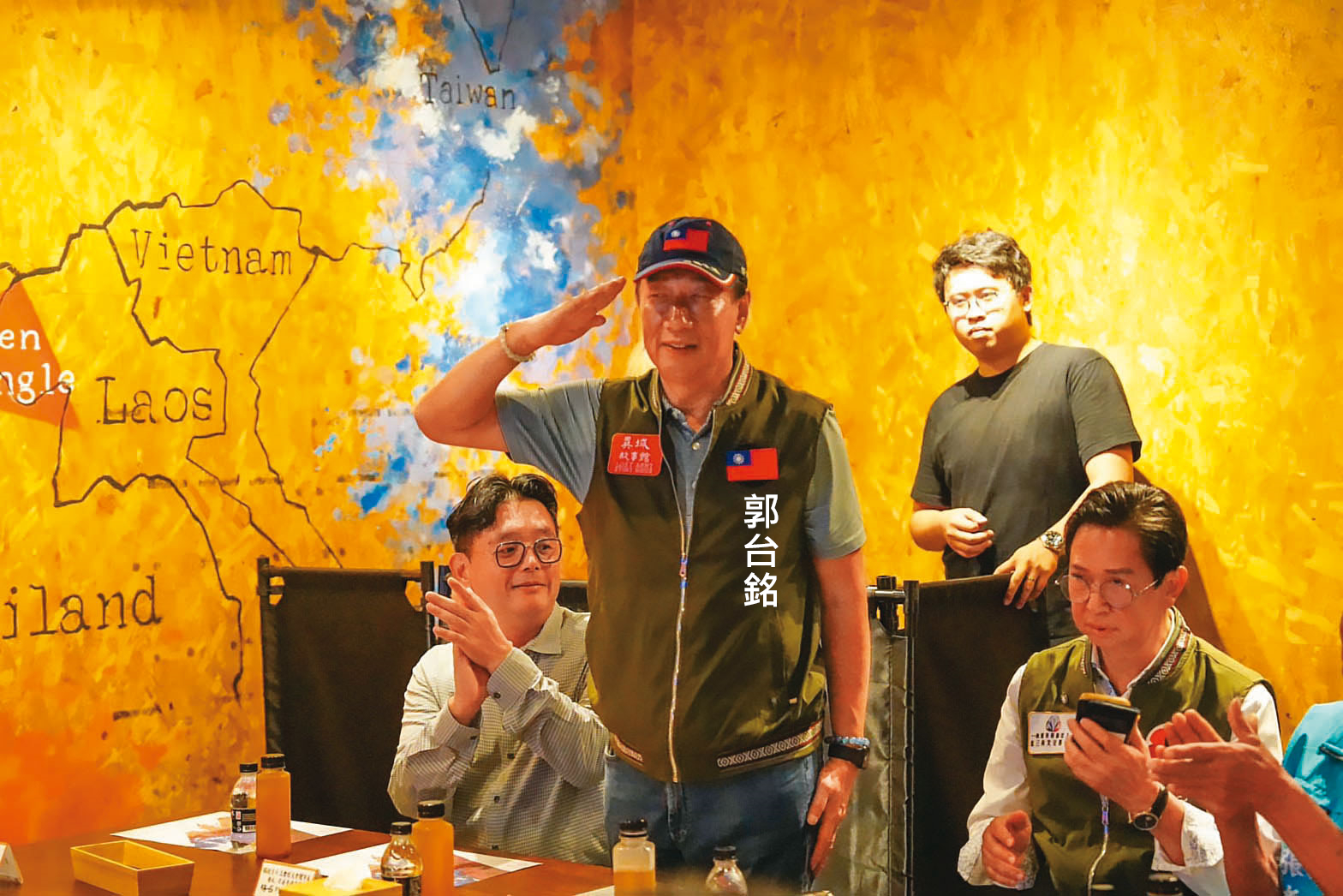 國民黨基層力挺郭台銘的聲浪未退，仍期待在全代會前醞釀「換侯」。 （郭台銘團隊提供）