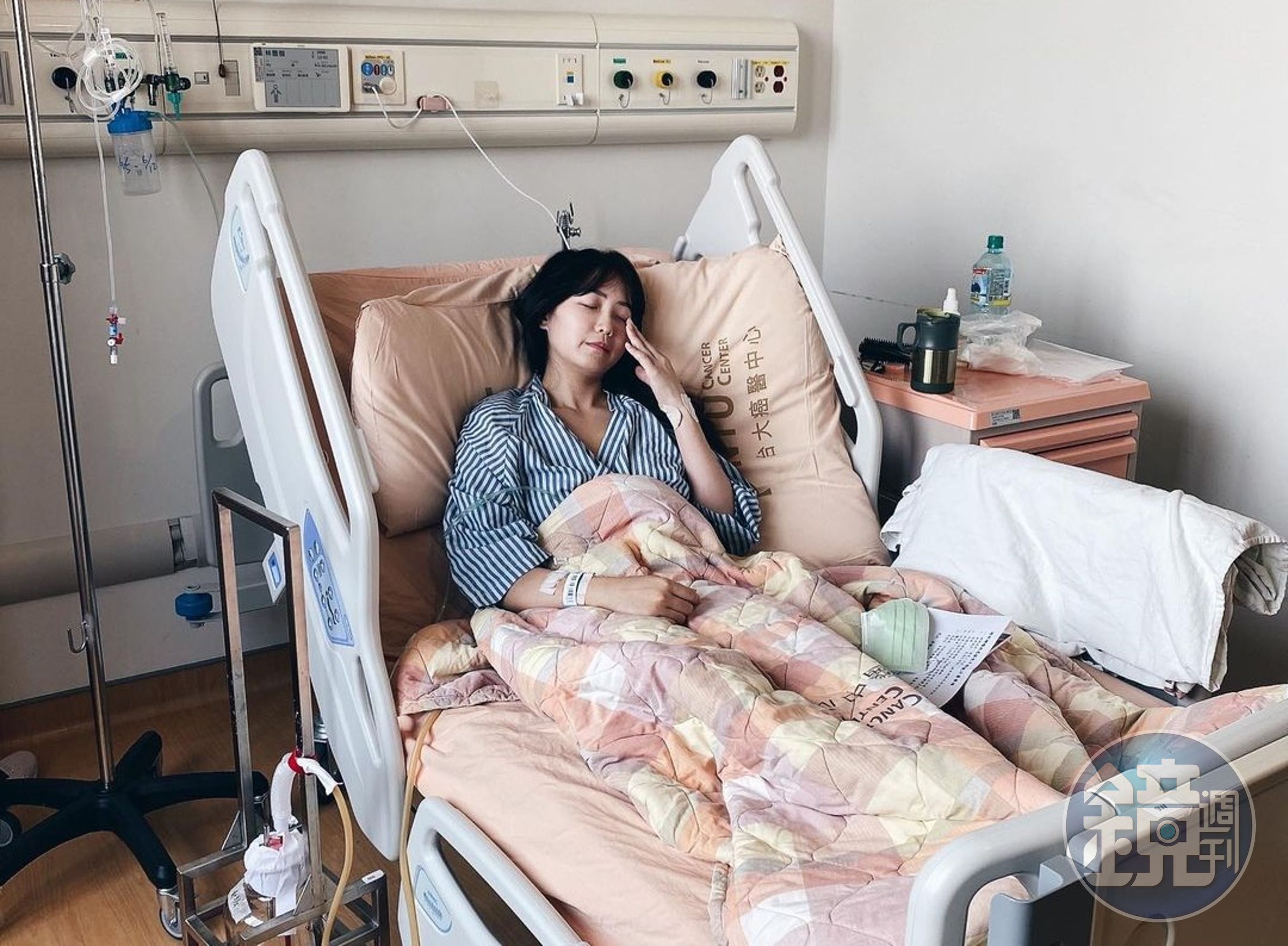 正妹護理師雅薇30歲就罹患肺腺癌第一期,一時間難以接受。(翻攝自IG vivi_ocean)