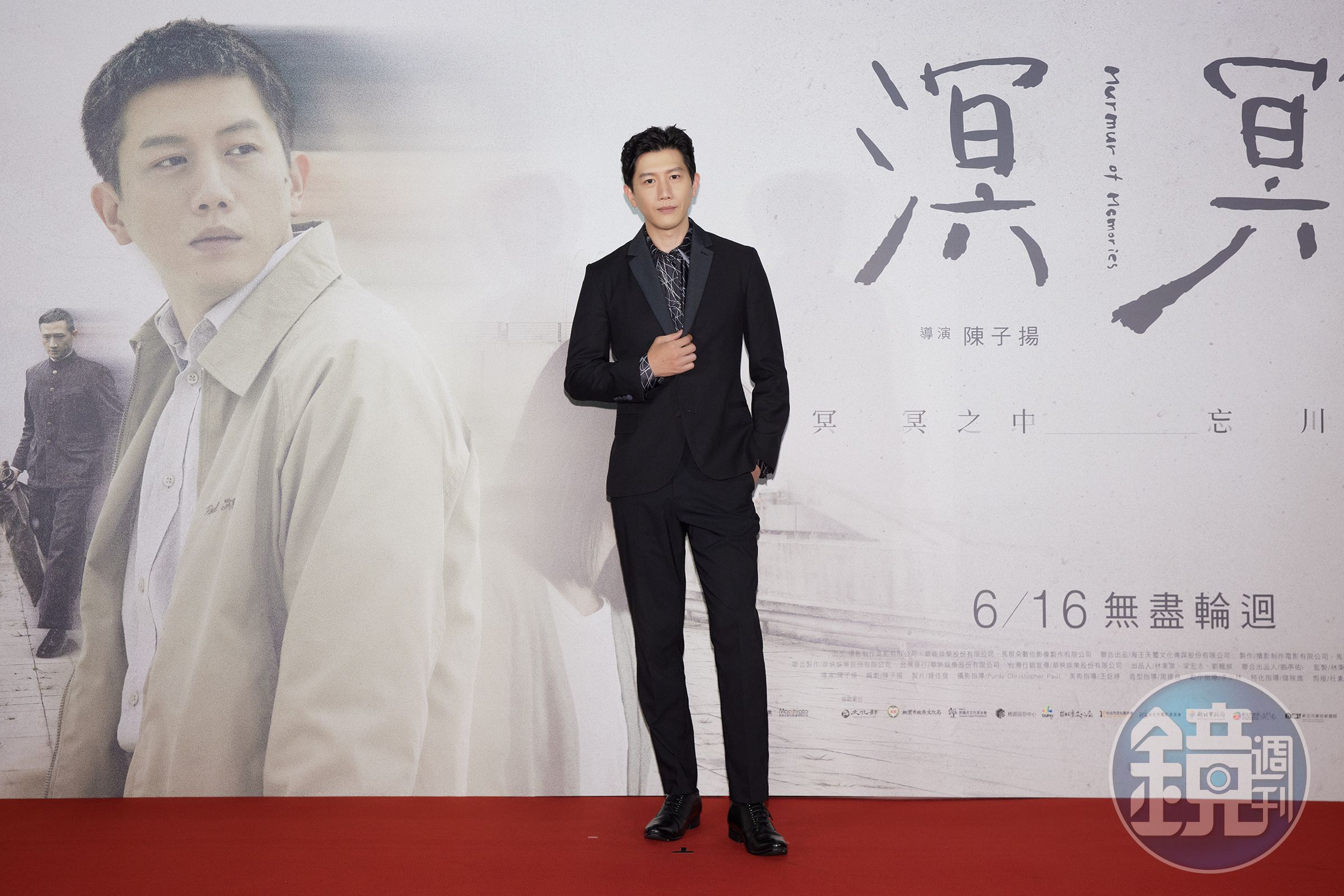 莫子儀在電影《溟溟》飾演在前世與今生糾結的學者,他自曝中學時曾窺探前世,是個殺了很多人的貴族。(華映提供)