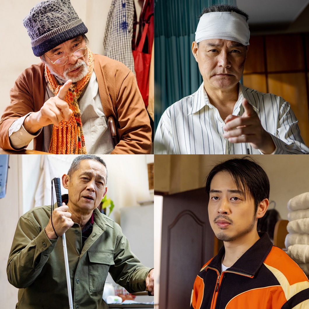 雷洪飾演老大,王中皇演過氣流氓。(大愛提供)