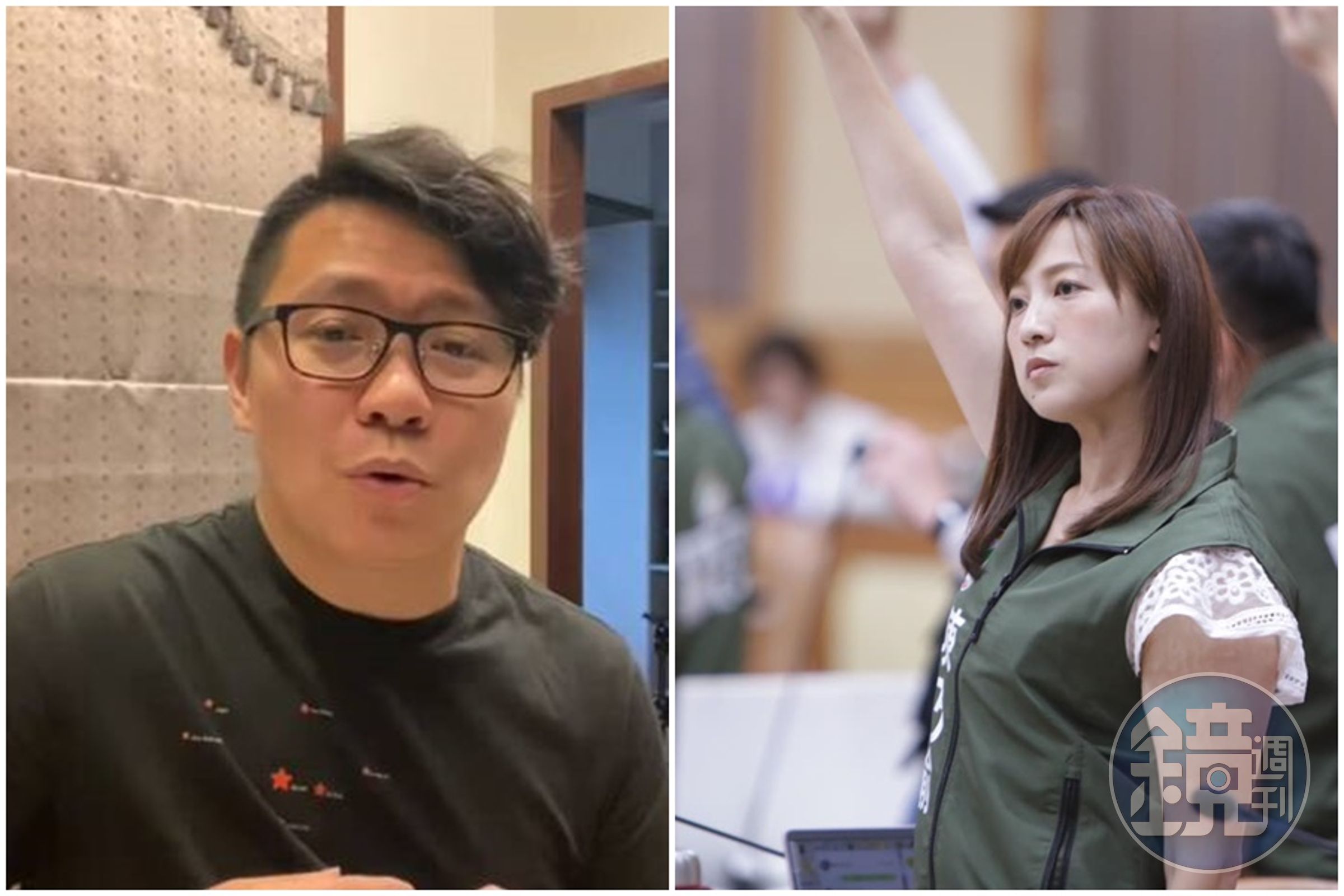 政壇「#me too」風暴持續延燒,朱凱翔再被指控性騷擾,這次受害者為議員陳乃瑜。(翻攝自YouTube、議員陳乃瑜臉書)